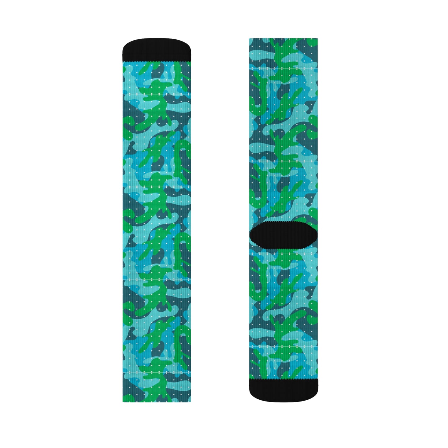 Pacific Forest Camo Sublimation Socks