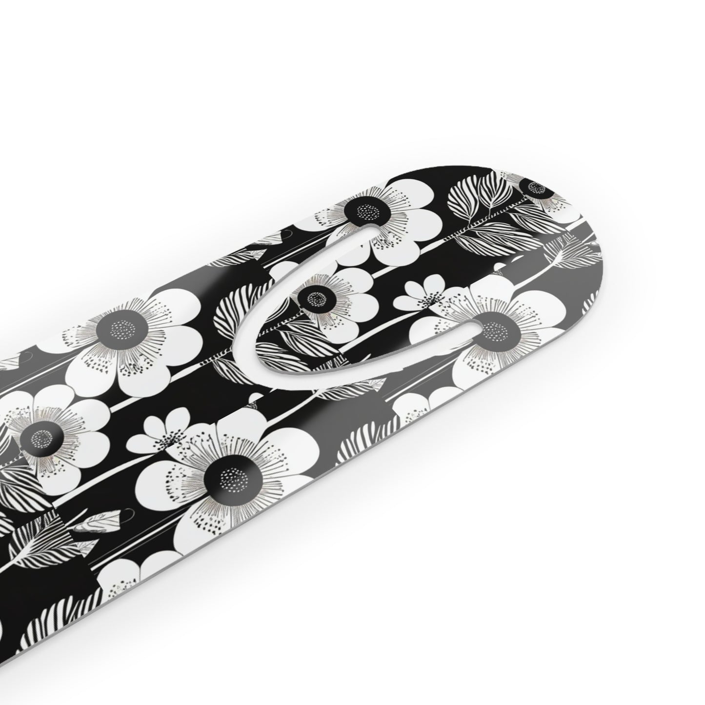 Black and White Poppies Mod Pop Art Bookmark