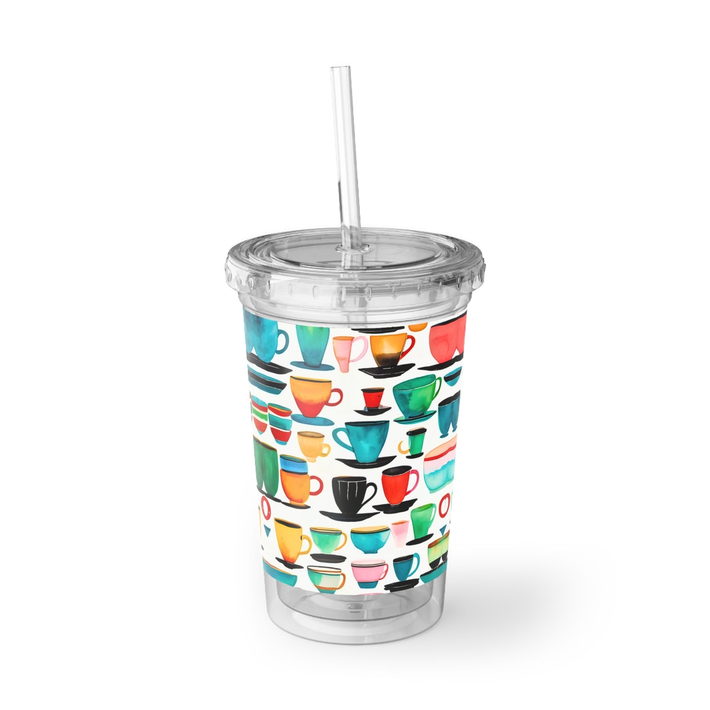 Coffee Cups Midcentury Modern Cold Beverage Suave Acrylic Cup