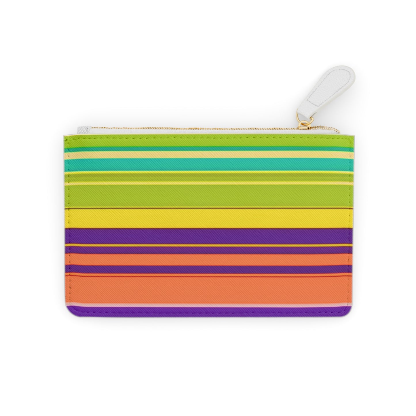 Fiesta Stripes Coin Purse Lipstick Mini Pouch Clutch Bag