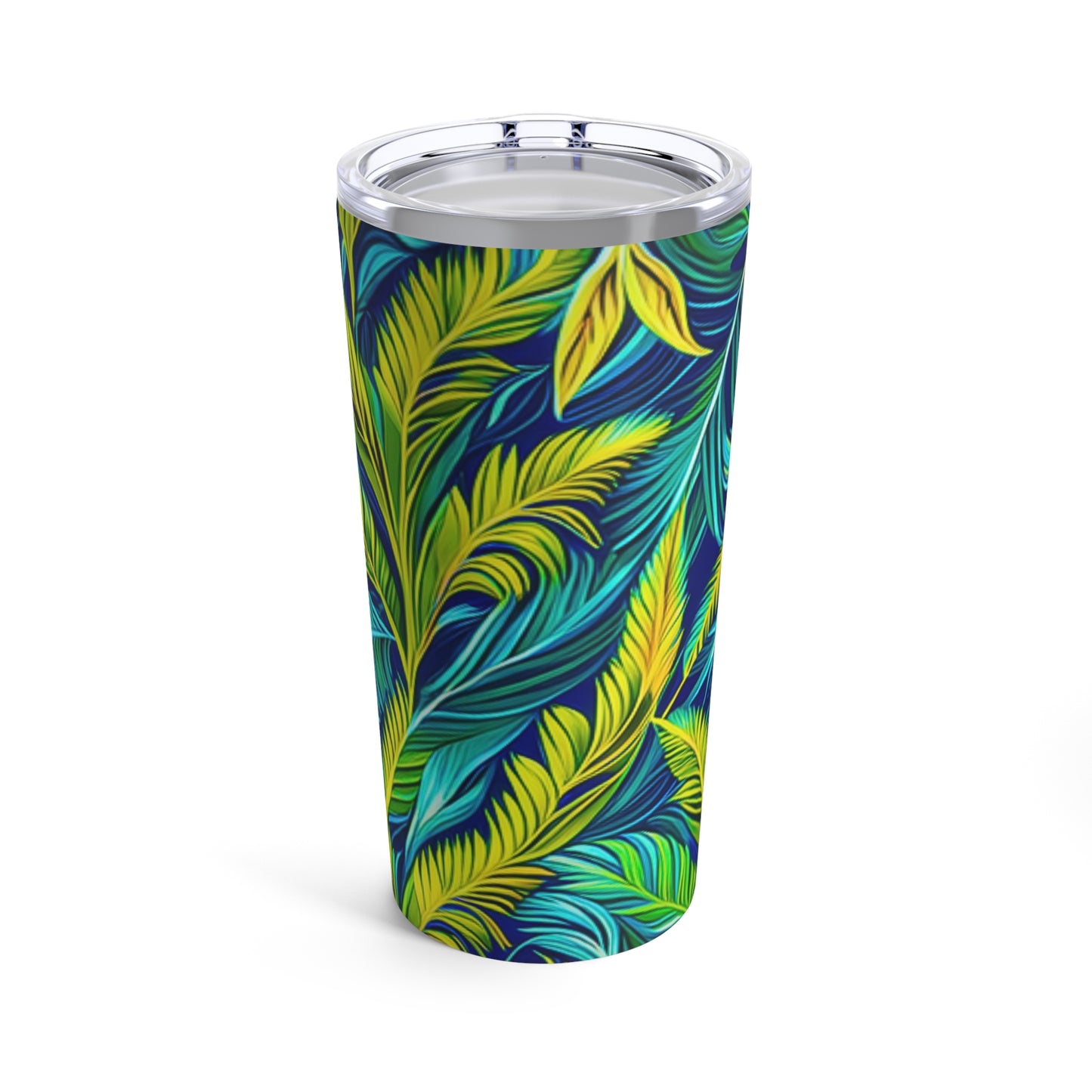 Madagascar Tropical Forest Palms Indian Ocean African Hot Cold Beverage Travel Tumbler 20oz