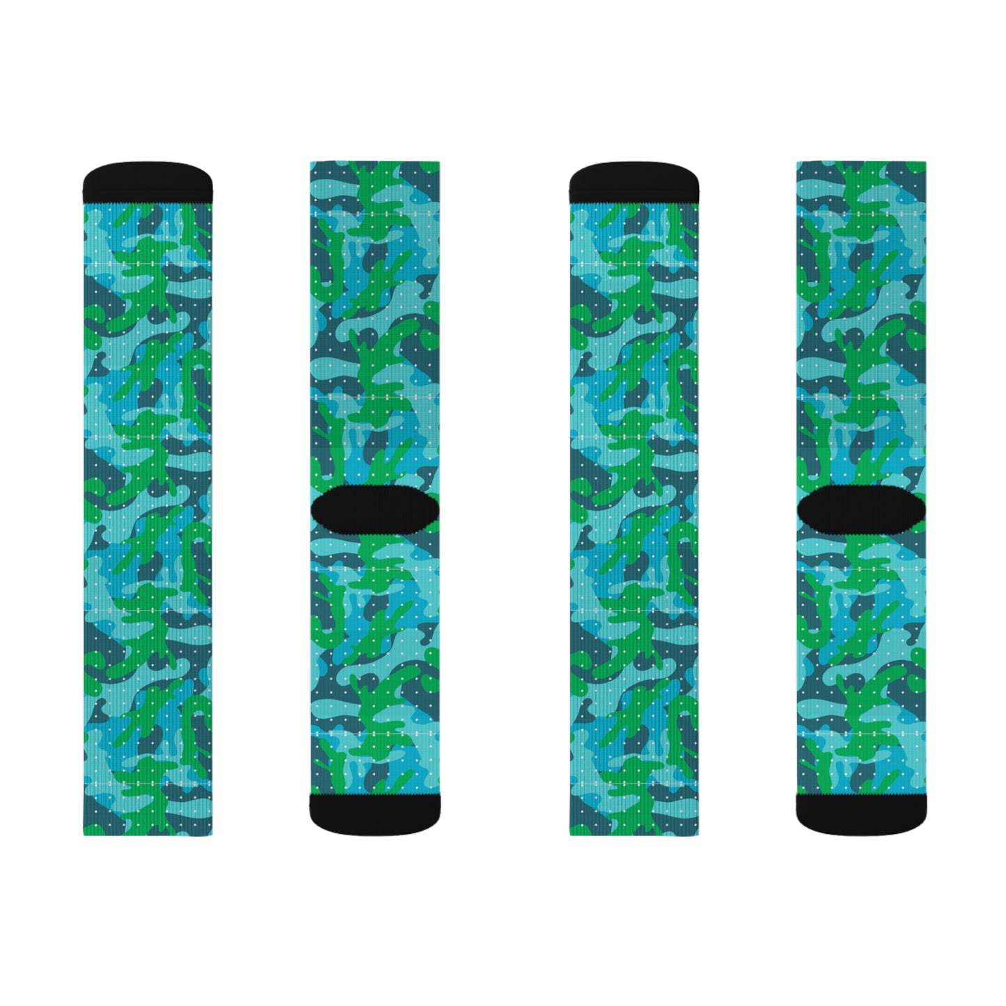 Pacific Forest Camo Sublimation Socks