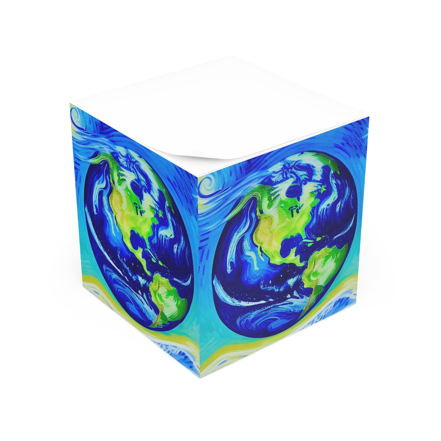 Mother Earth Decorative Paper Note Cube
