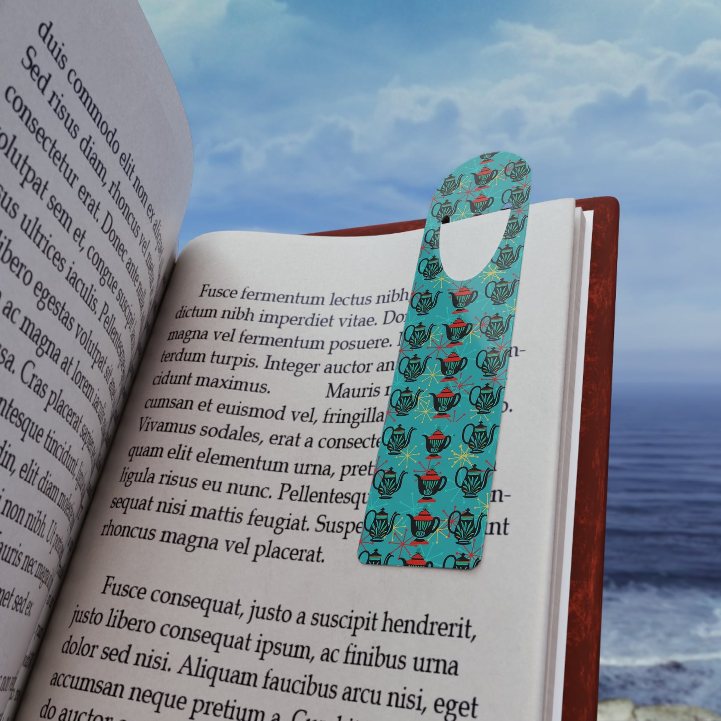 Ancient Teapots Midcentury Modern Bookmark