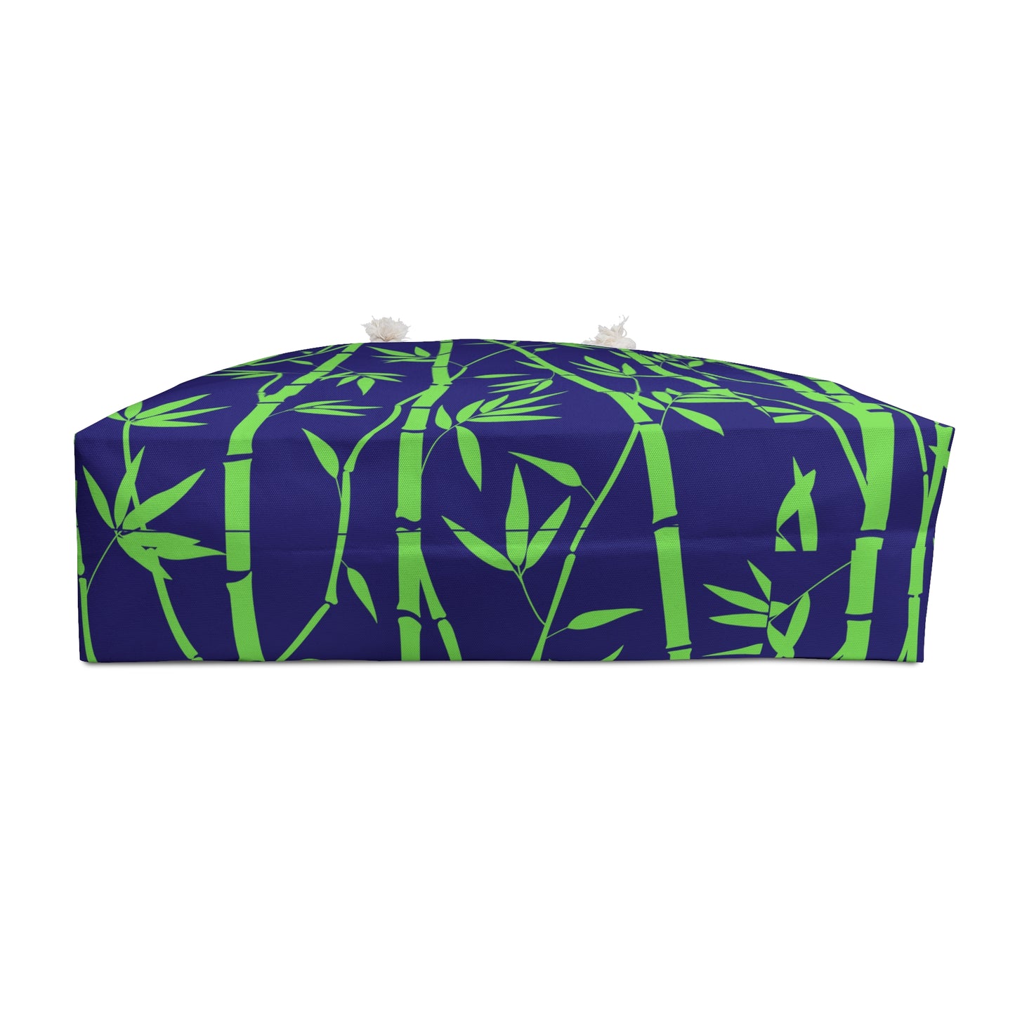 Bamboo Zen Meditation Garden Midnight Blue/Black Beach Shopping Market Vacation Cruise Weekender Bag