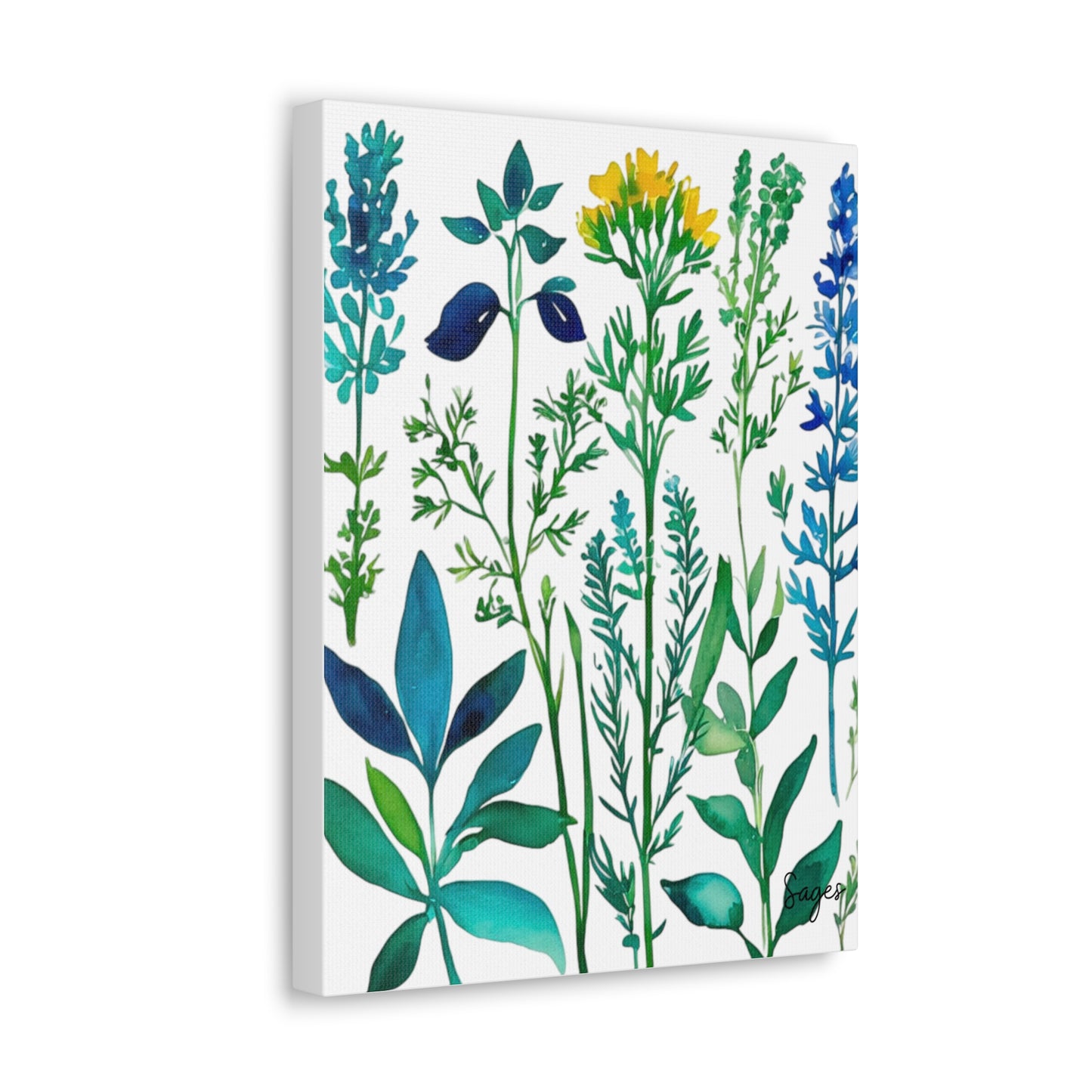 Spring Herbs Art Canvas Gallery Wraps