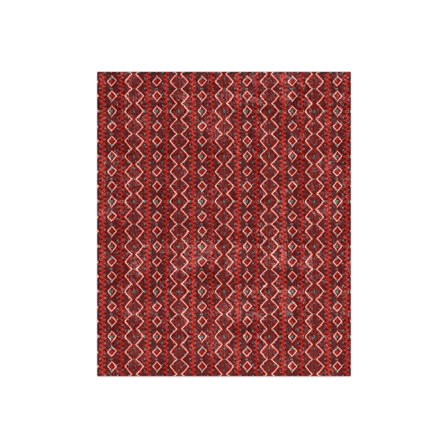 Taos Chili Pepper Shimmering Crushed Velvet Blanket
