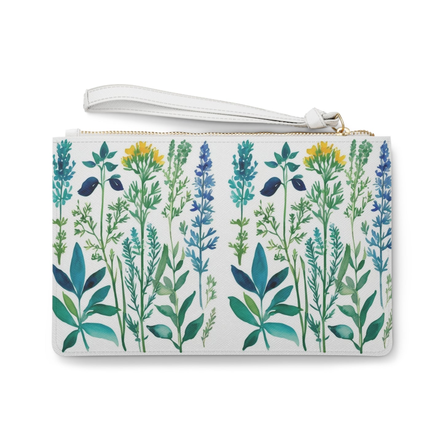 Spring Herbs Evening Daytime Fashion Pouch Clutch Bag