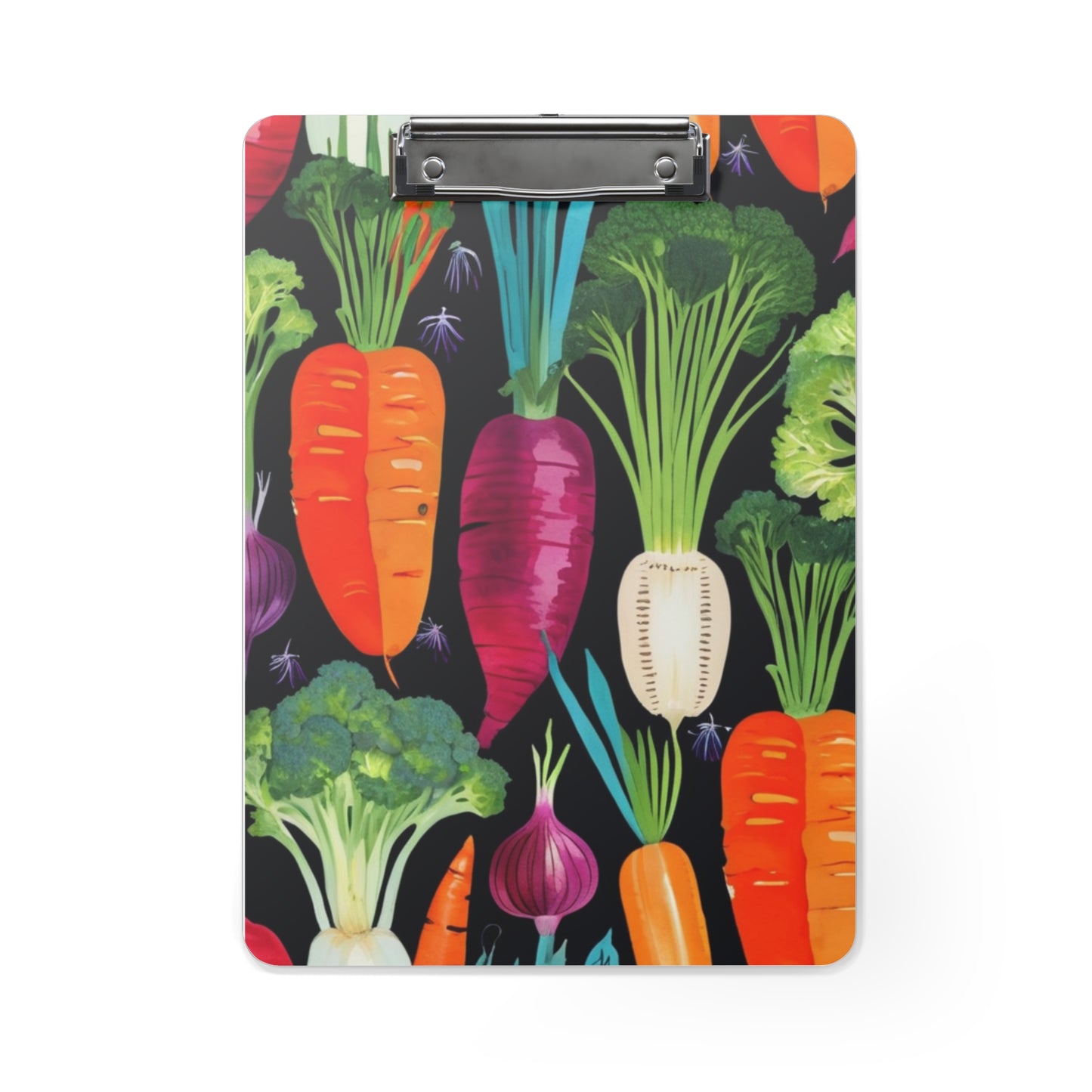 Nightshade Veggies Midcentury Modern Organizer Clipboard