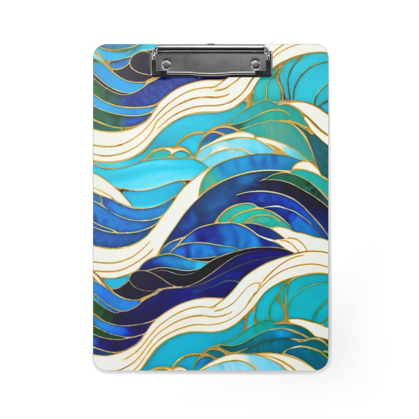 Cloisonne Waves Organizer Clipboard