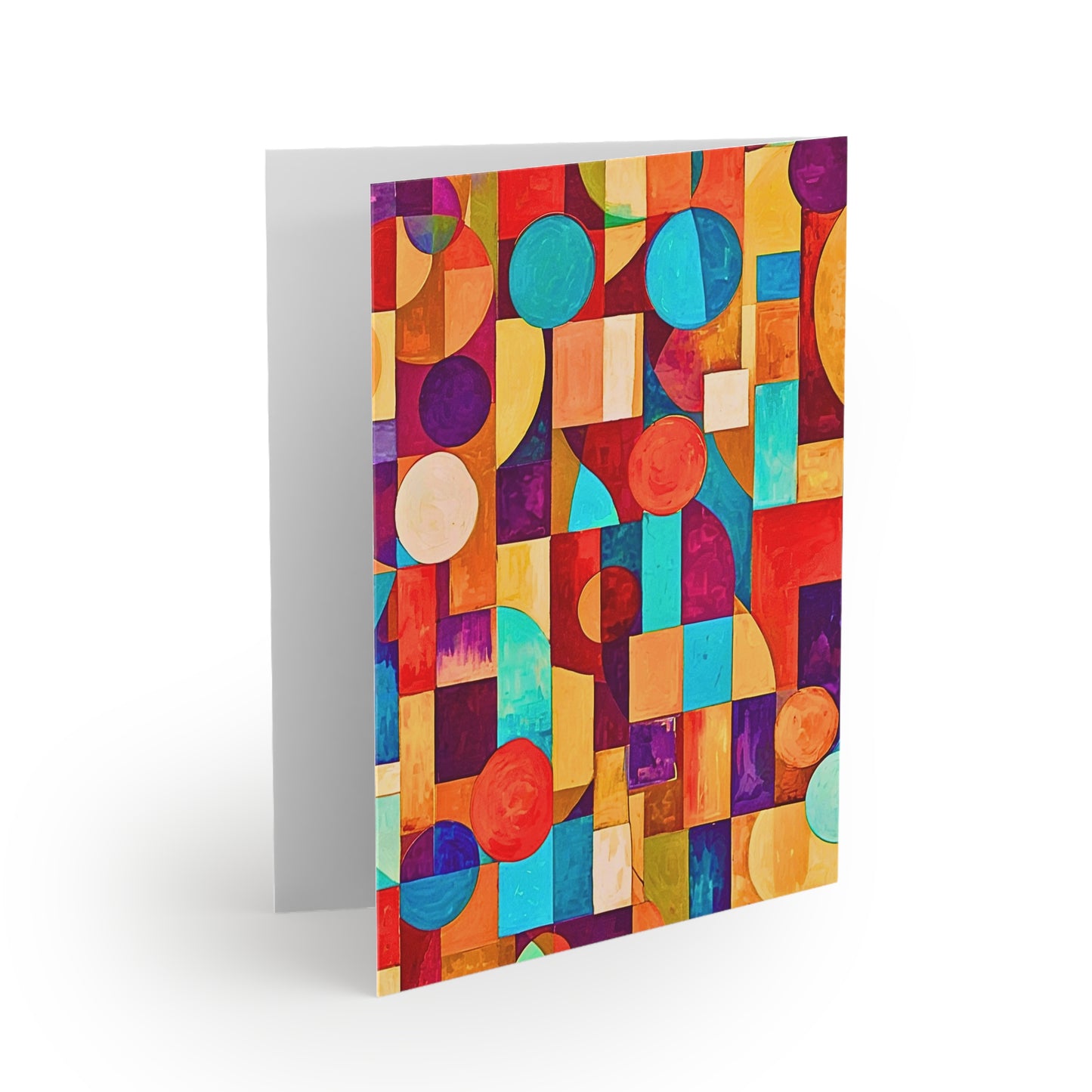 Painterly Cubist Note Cards (8 pcs)