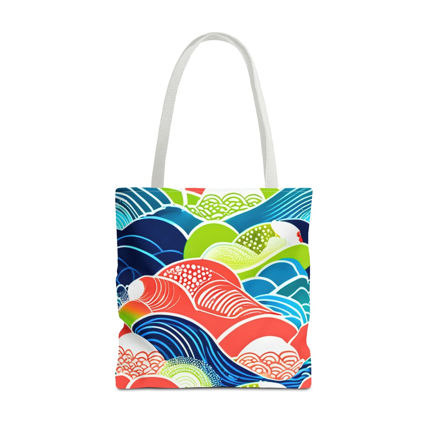 Japanese Origami Mountains Asian Book Tote Bag