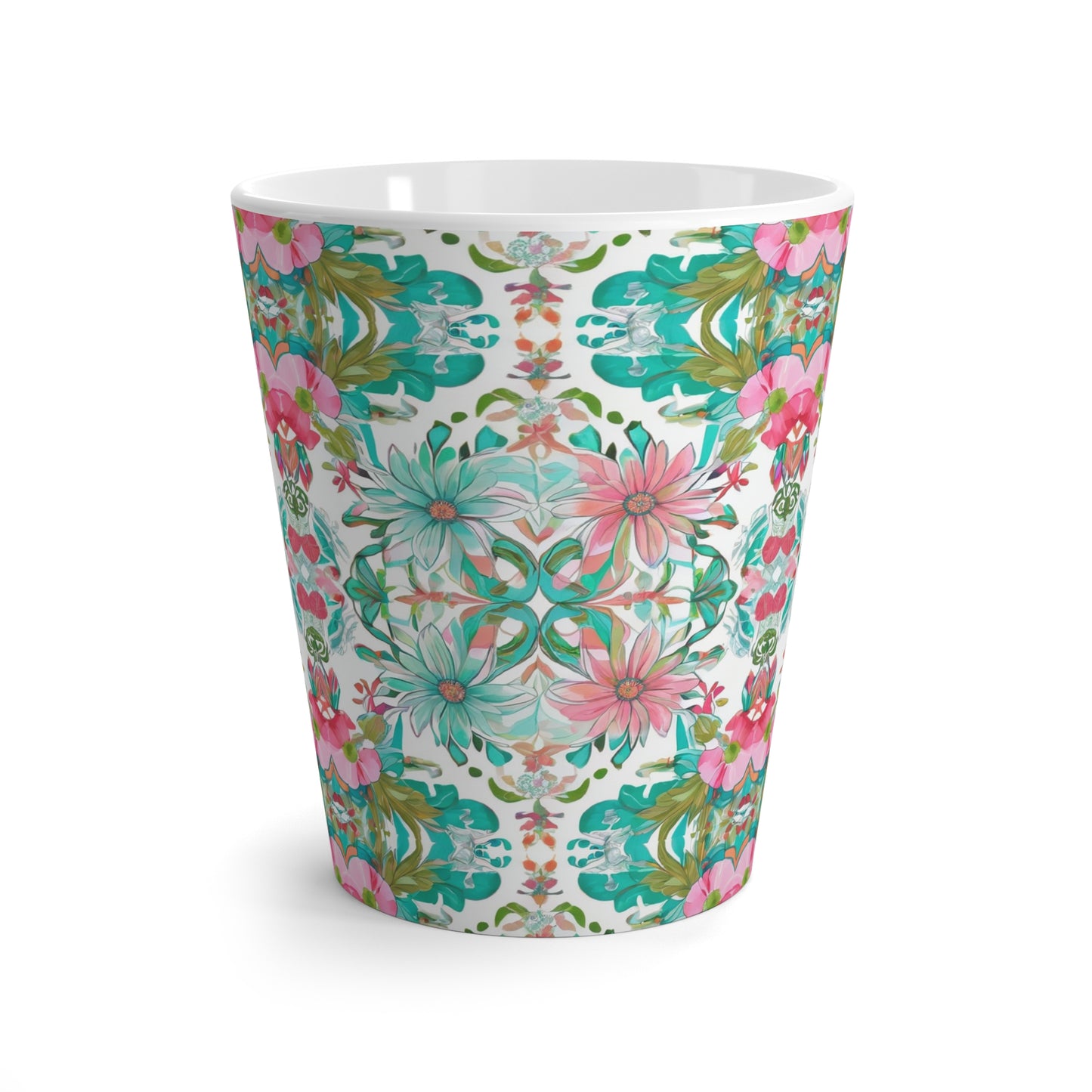 English Pink Pastels Floral Garden Hot Beverage Cappuccino Tea Latte Mug