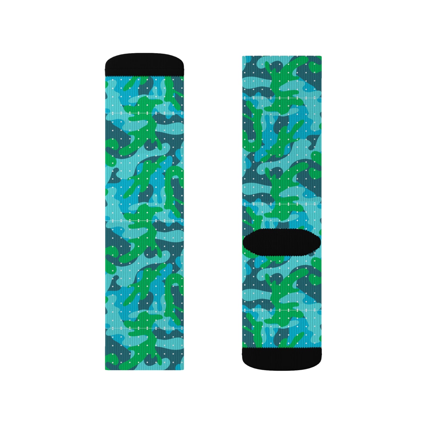 Pacific Forest Camo Sublimation Socks