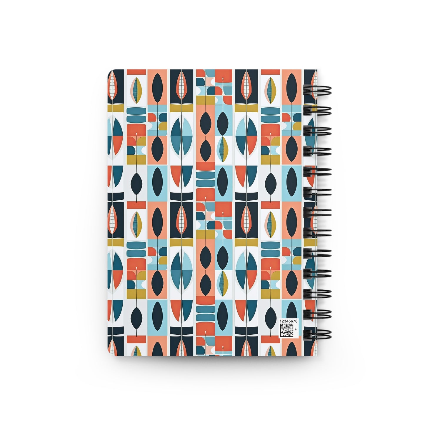 African Sculpture Midcentury Modern Writing Sketch Inspirations Decorative Spiral Bound Journal