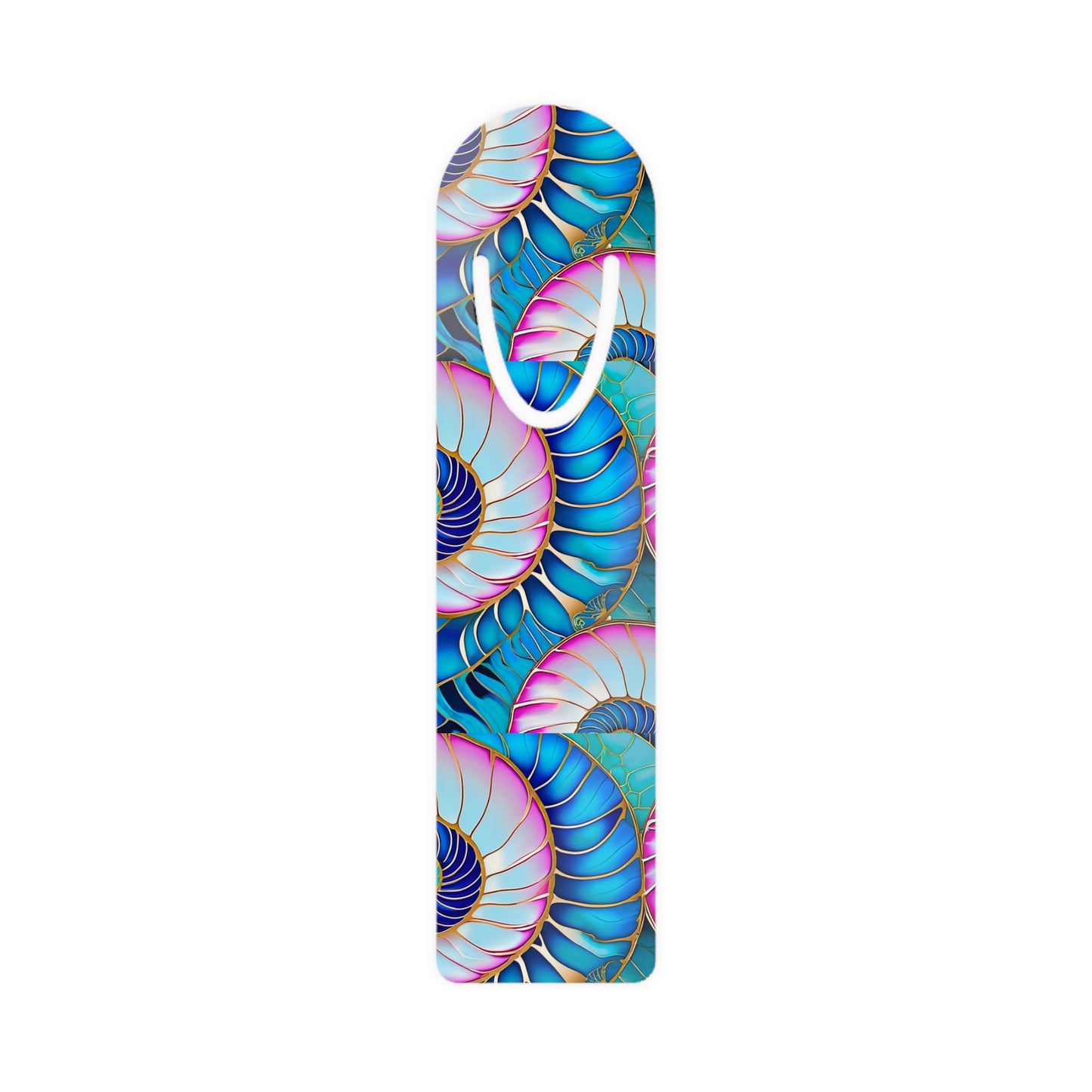 Cloisonne Nautilus Shell Bookmark