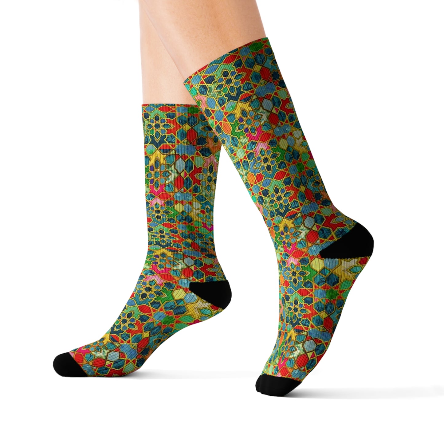 Star Mosaic Sublimation Socks