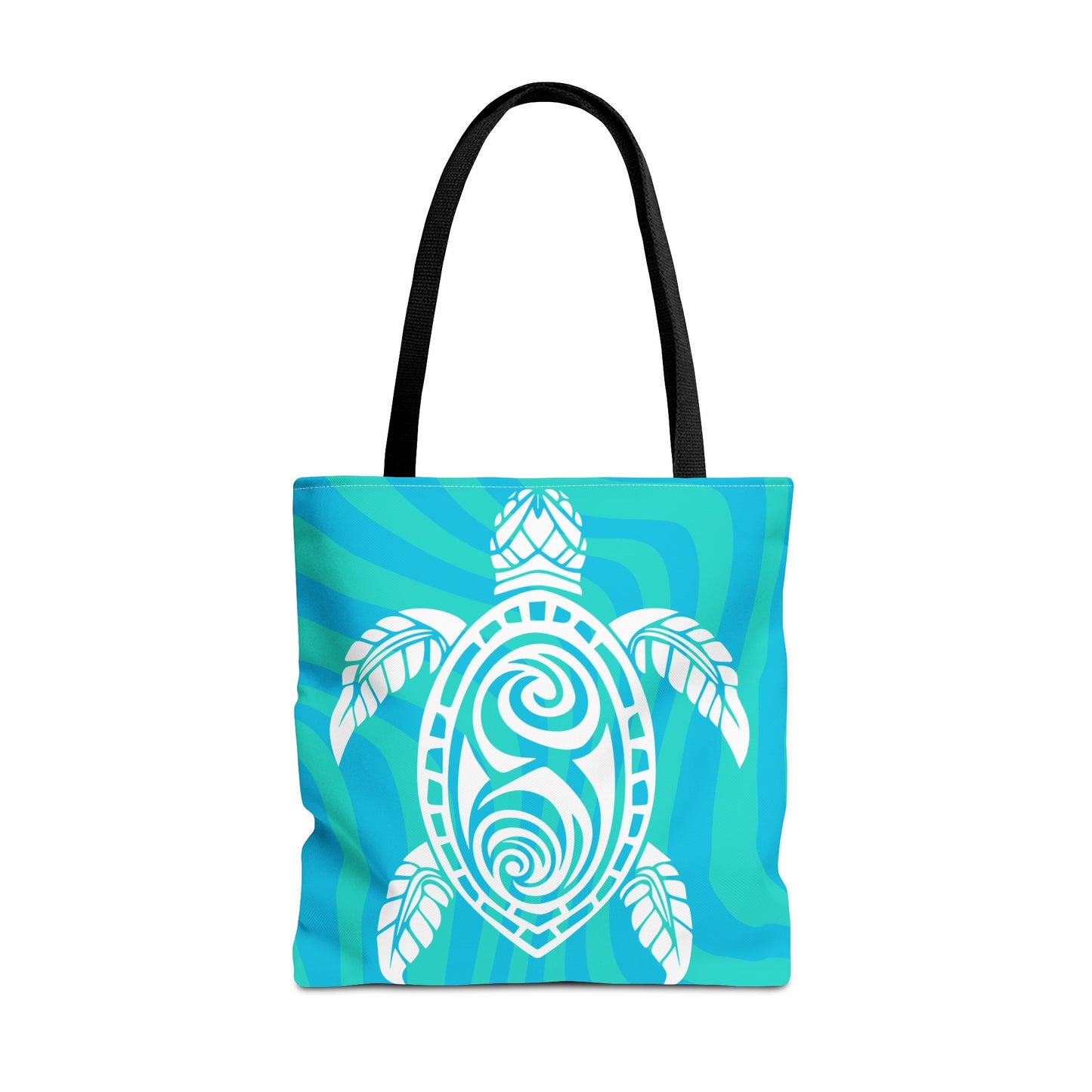Maori Turtle Waves Book Tote Bag