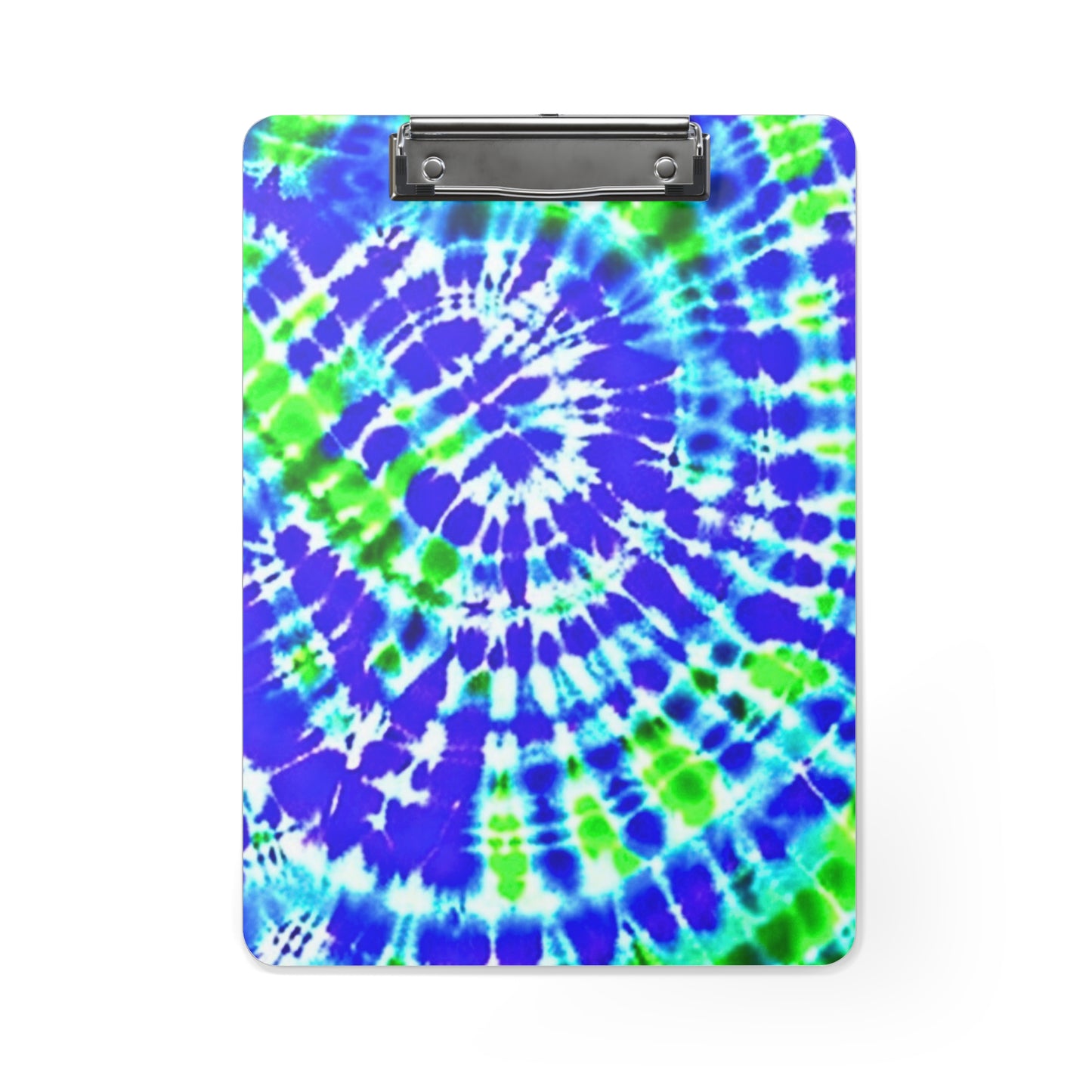 Surfer Turquoise Lime Tie Dye Organizer Clipboard