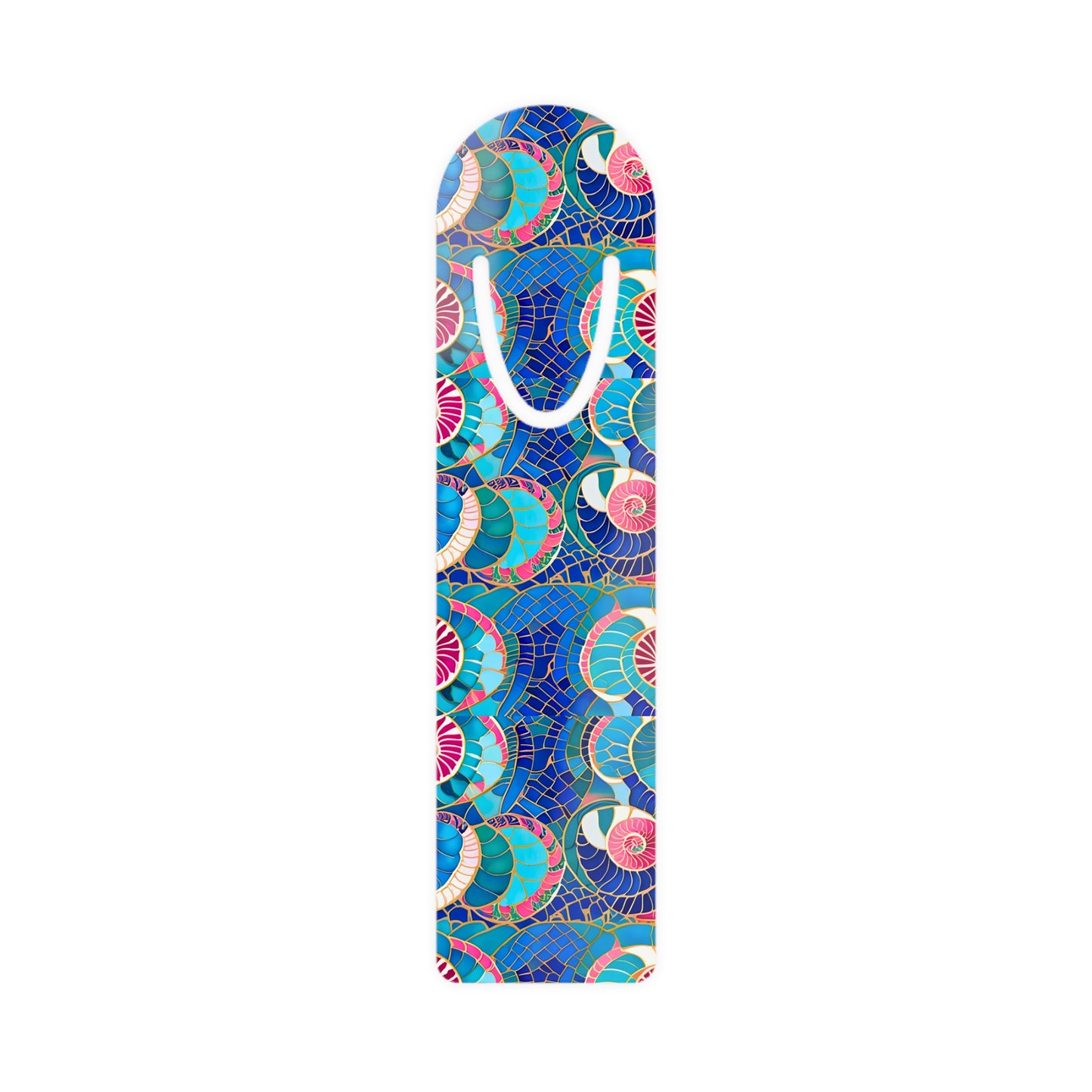 Cloisonne Sea Shells Bookmark