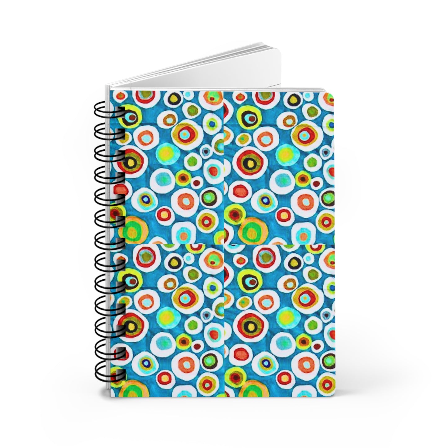 Millefiori Italian Floral Pattern Decorative Writing Travel Sketch Spiral Bound Journal
