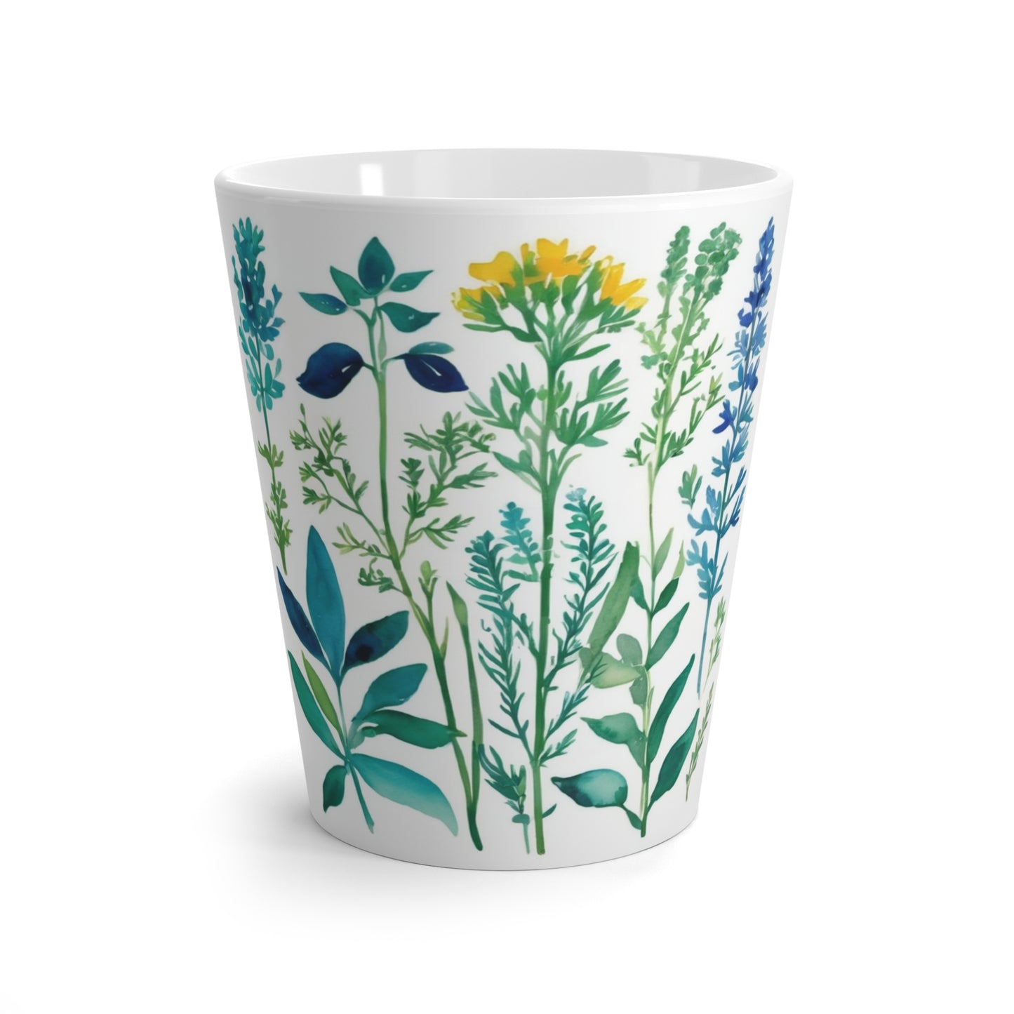 Spring Herbs Cappuccino Hot Beverage Latte Mug