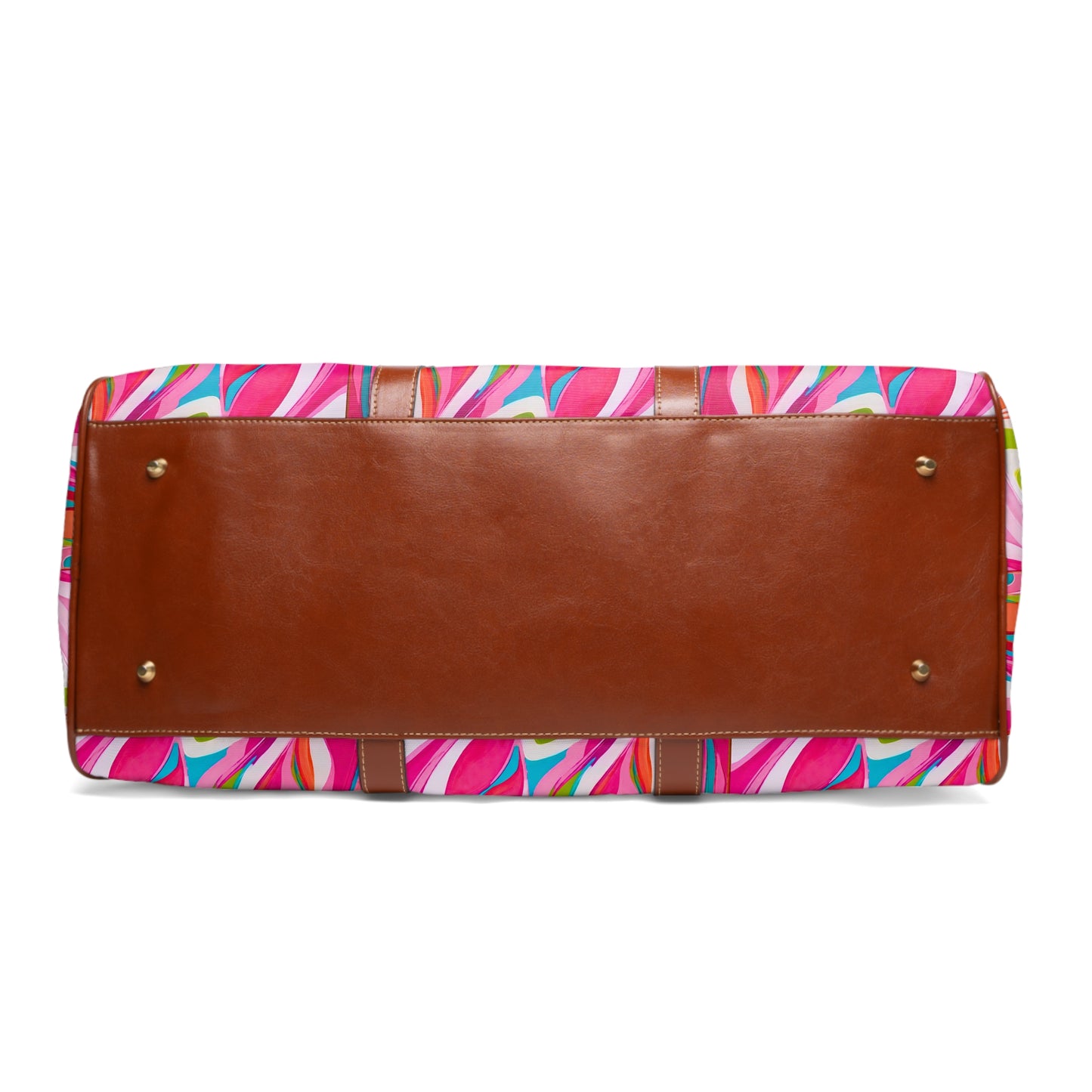 1960s Italian Via Strozzi Mod Vintage Fashion Girl Hot Pink Waterproof Travel Bag