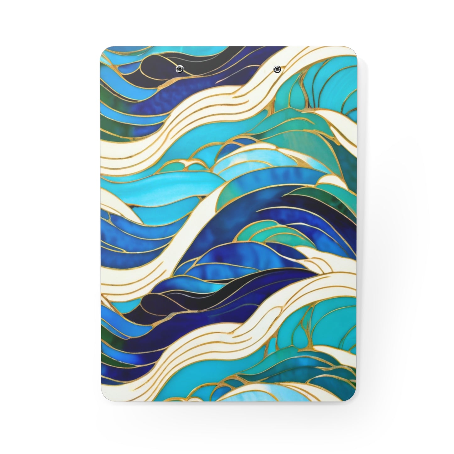 Cloisonne Waves Organizer Clipboard