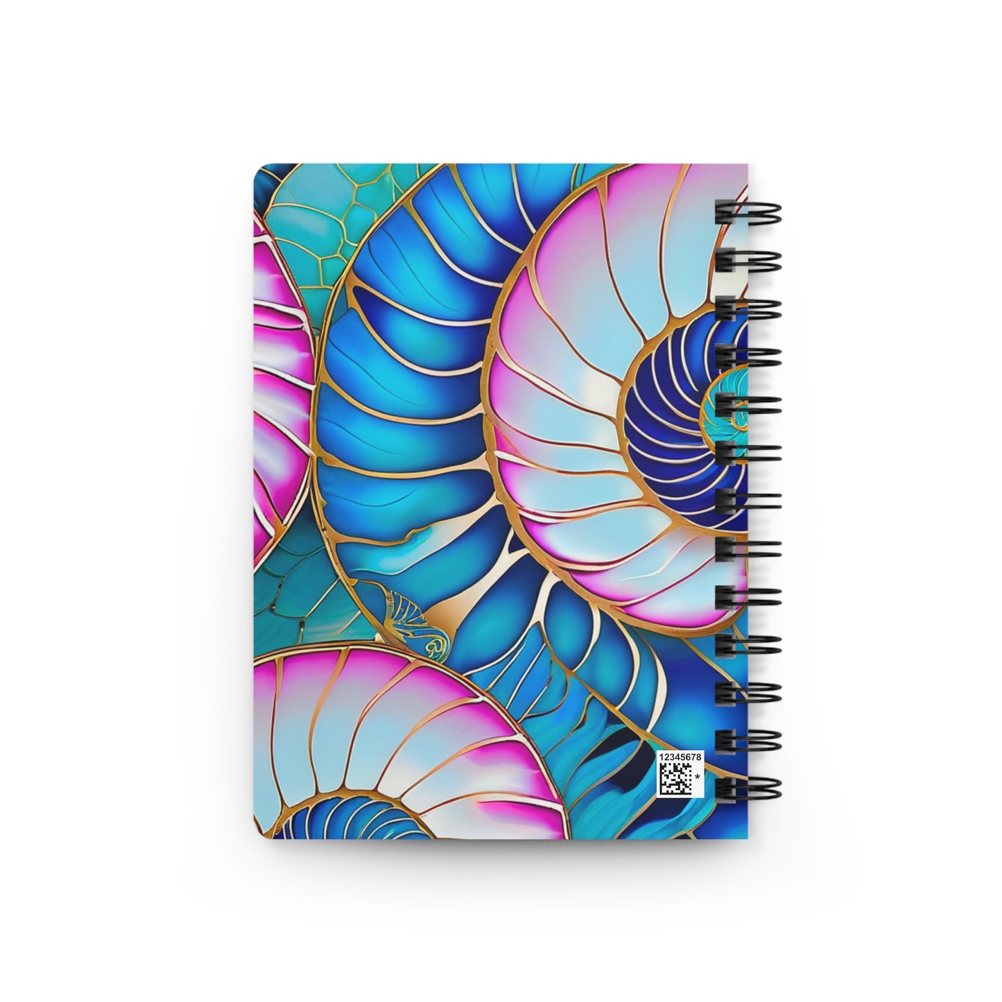 Cloisonne Nautilus Shell Writing Sketch Inspiration Spiral Bound Journal