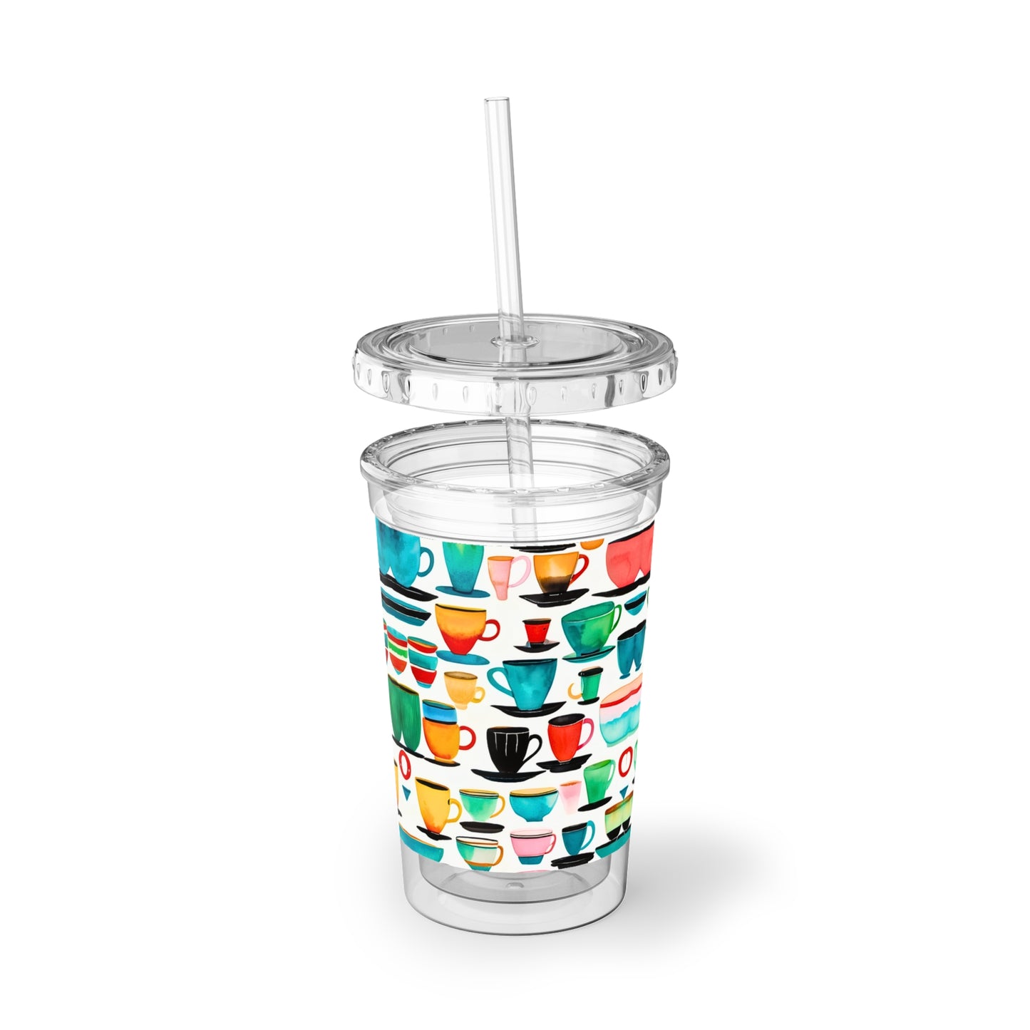 Coffee Cups Midcentury Modern Cold Beverage Suave Acrylic Cup