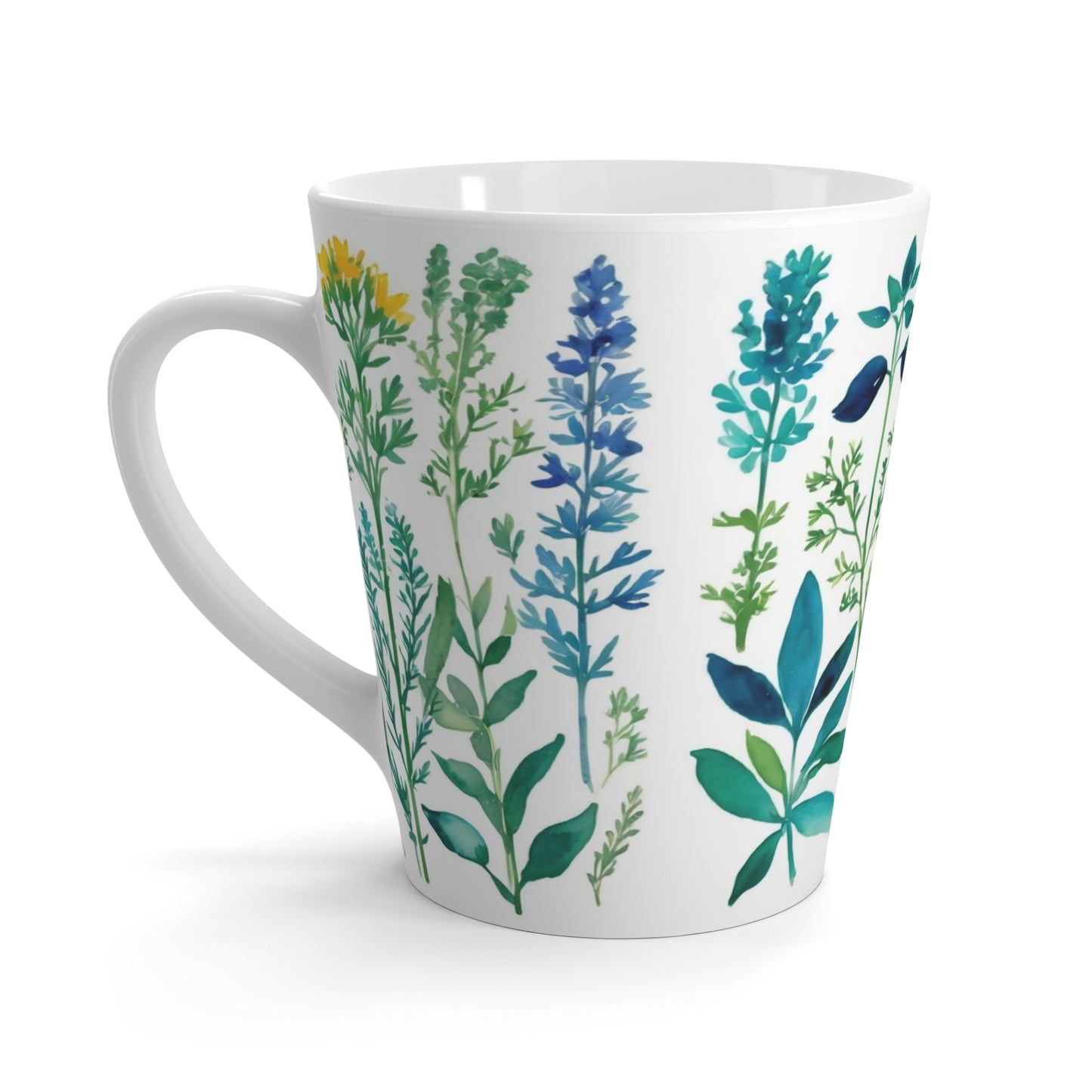 Spring Herbs Cappuccino Hot Beverage Latte Mug