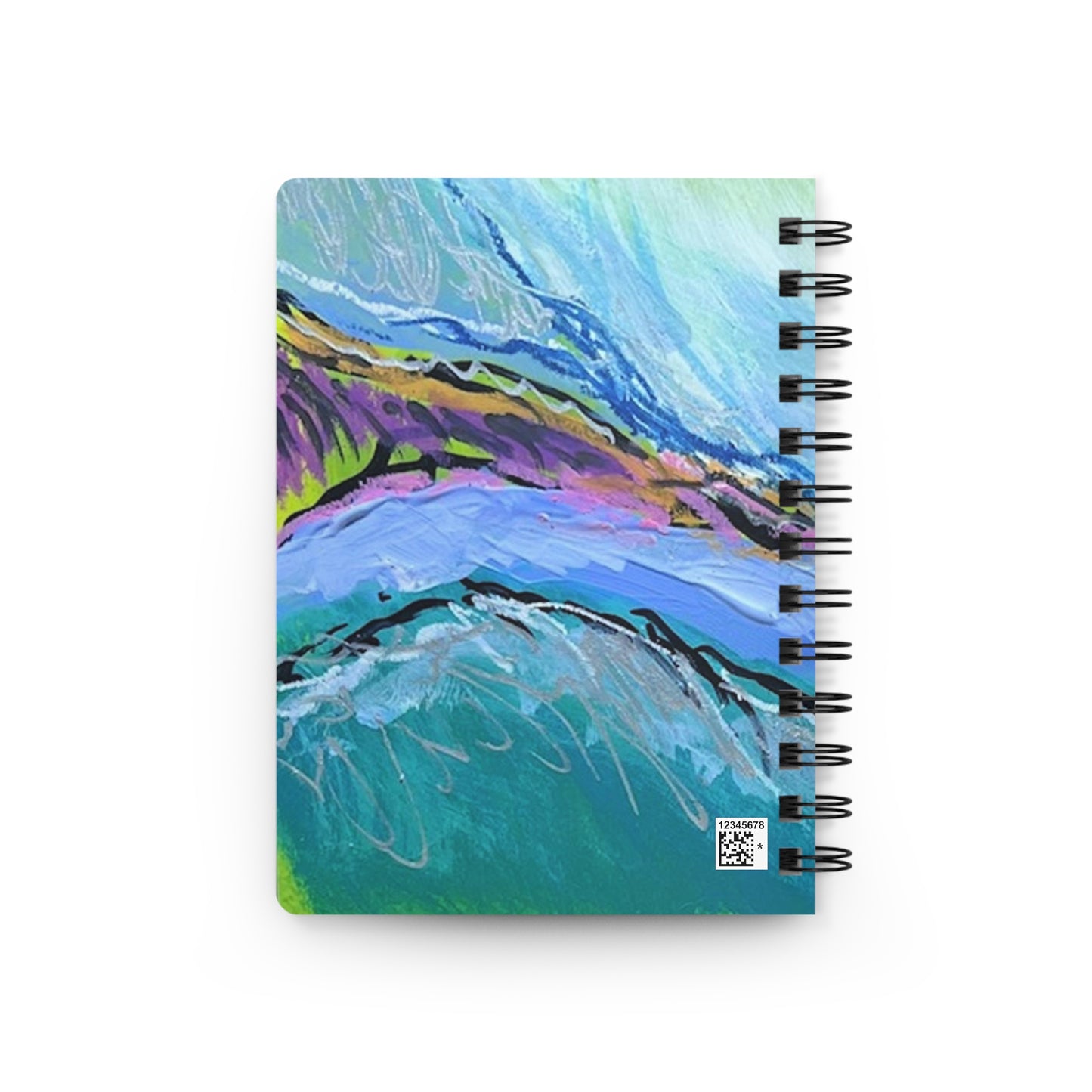 Abstract Me Painting Artist Writing Sketch Inspiration Spiral Bound Journal