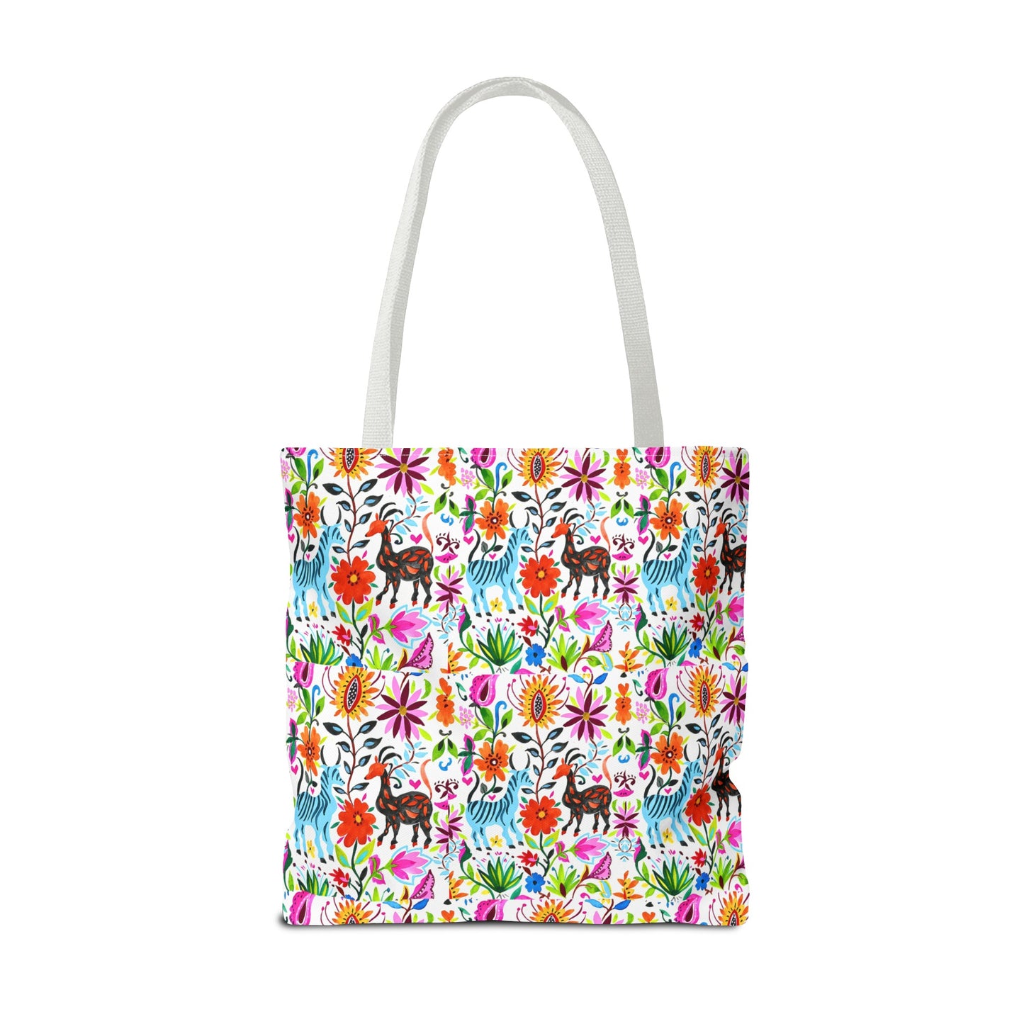 Otomi Festival of Springtime Folklore Floral Book Tote Bag