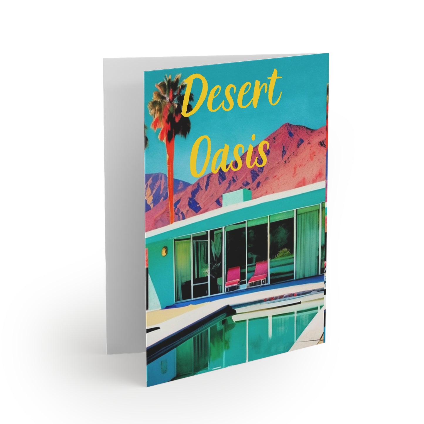 Desert Oasis Palm Springs Note Cards (8 pcs)