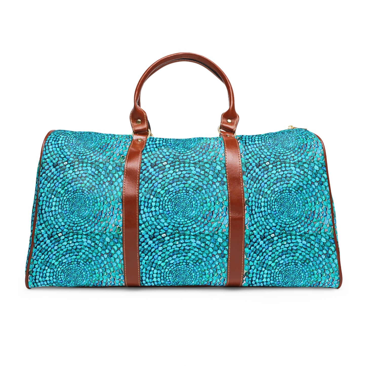 Turquoise Stone Southwestern Natural Overnight Waterproof Travel Bag