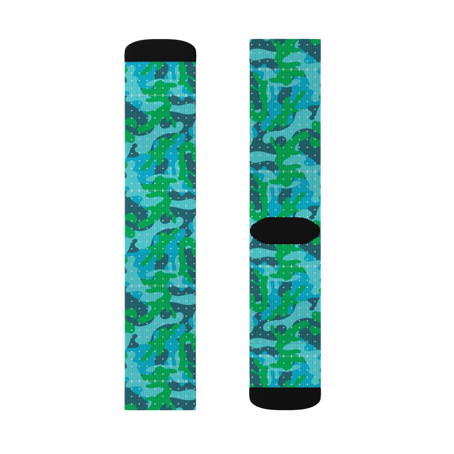 Pacific Forest Camo Sublimation Socks