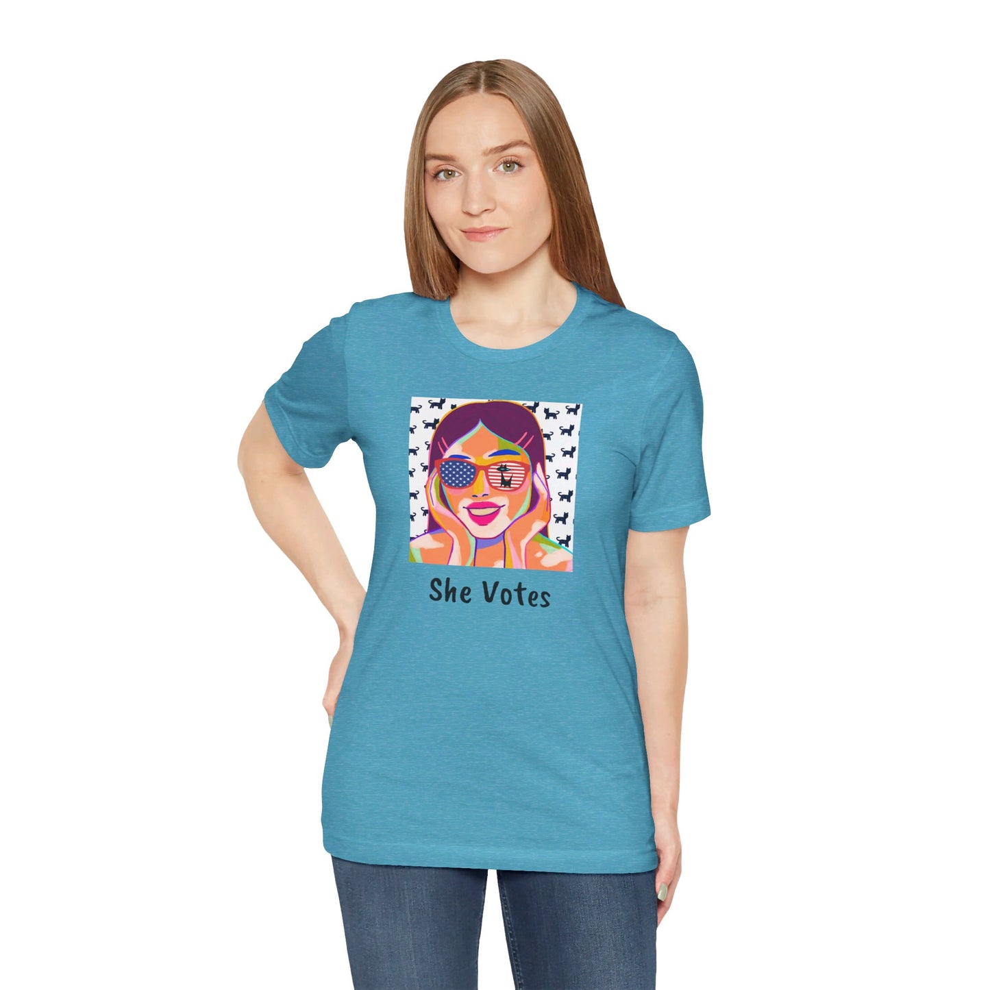 She Votes Unisex Jersey Short Sleeve Tee