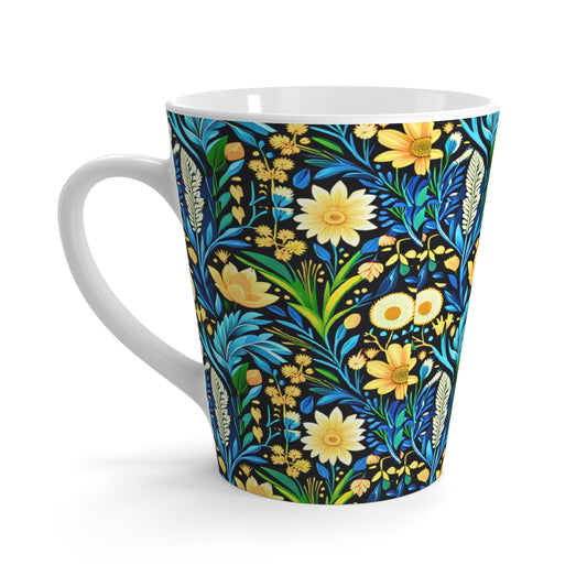 Hyde Park London Early English Daffodil Spring Flowers Decorative Cappuccino Tea Beverage Latte Mug
