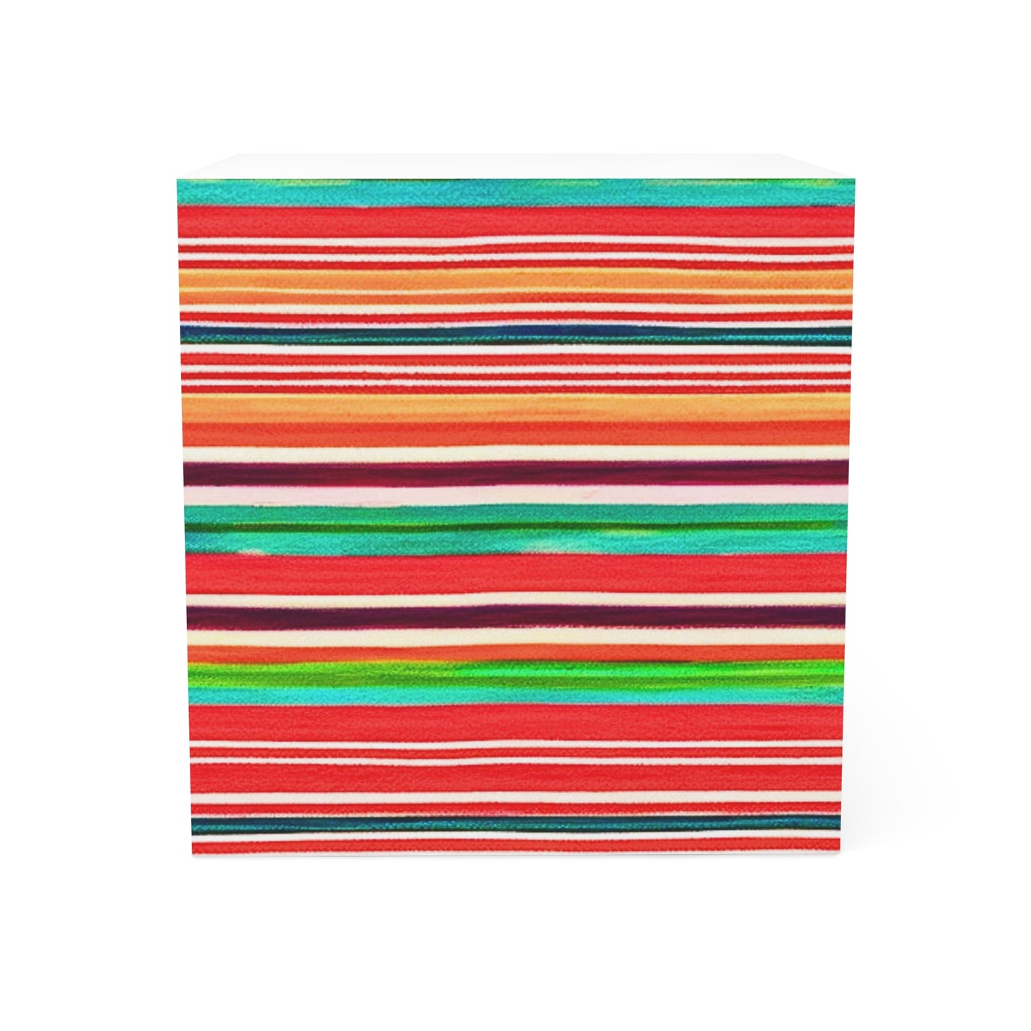 Serape Mexican Blanket Southwestern Stripes Fiesta Paper Note Cube