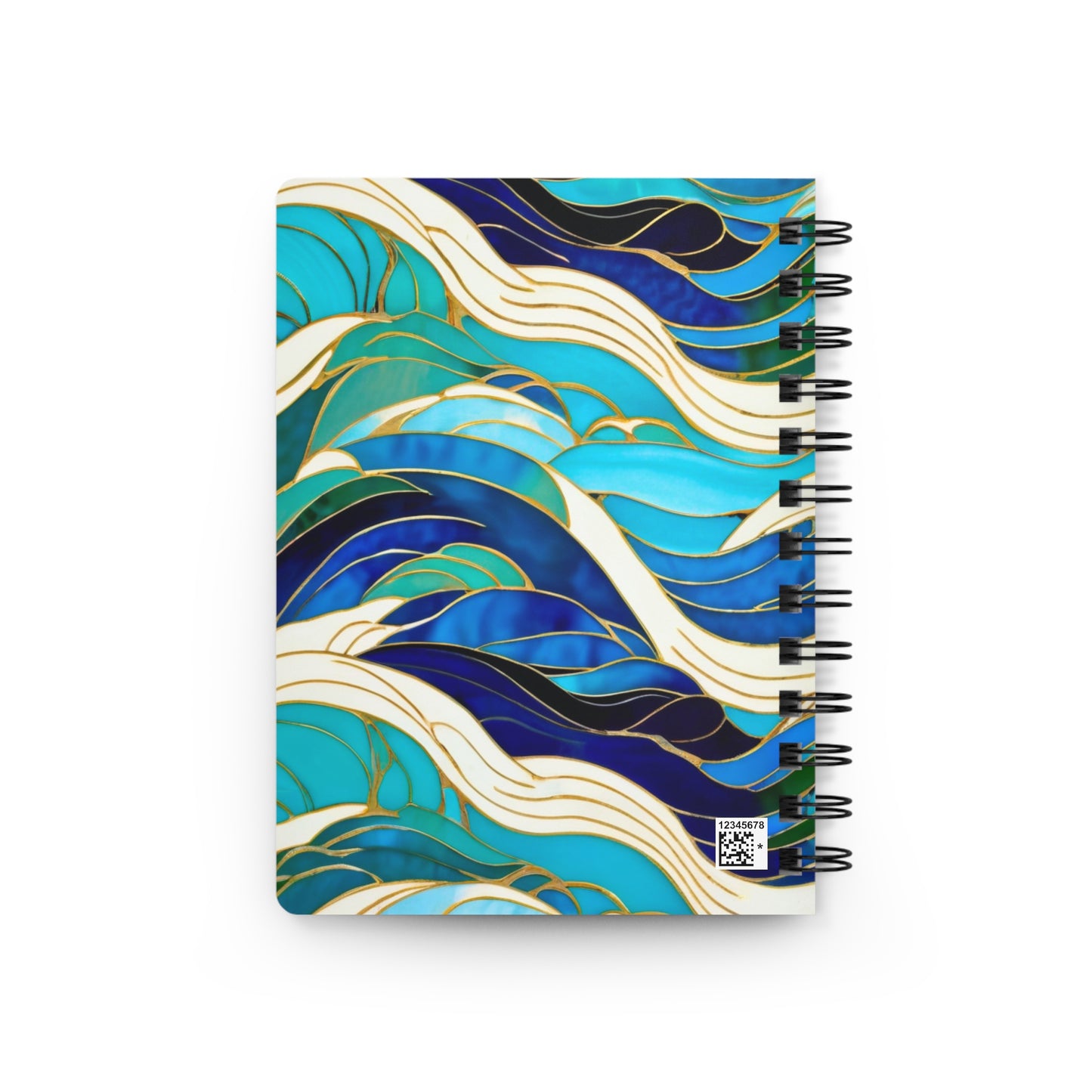 Cloisonne Waves Writing Sketch Inspirations Spiral Bound Journal