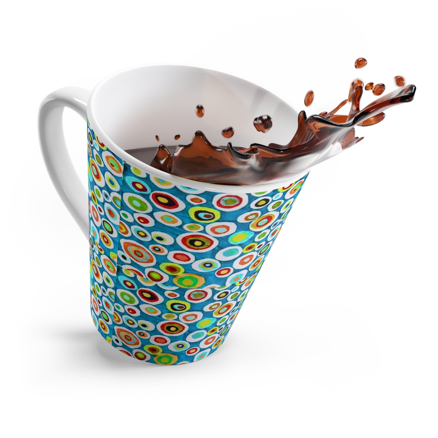 Millefiori Italian Floral Pattern Decorative Coffee Cappuccino Tea  Hot Beverage Latte Mug