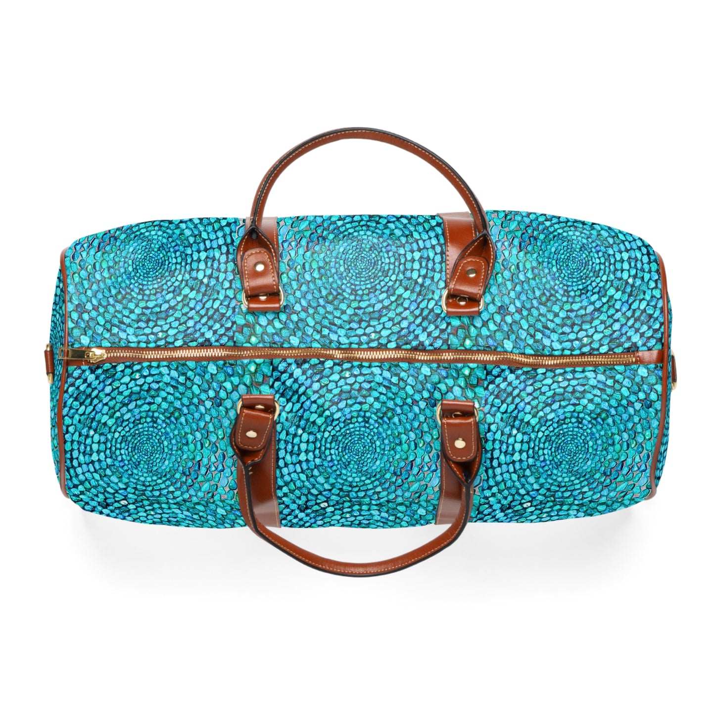 Turquoise Stone Southwestern Natural Overnight Waterproof Travel Bag