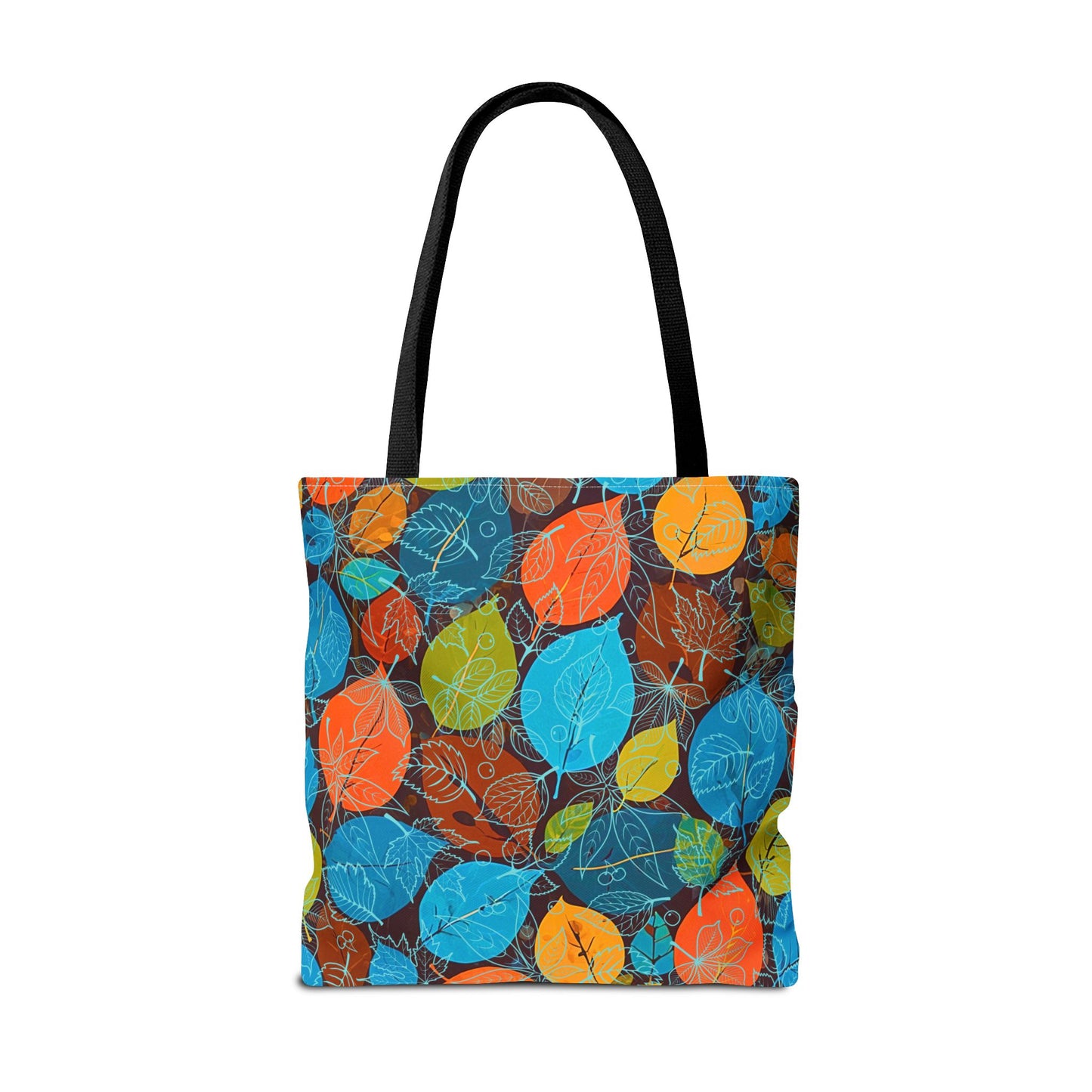 Scattered Leaves Book Shopping Tote Bag