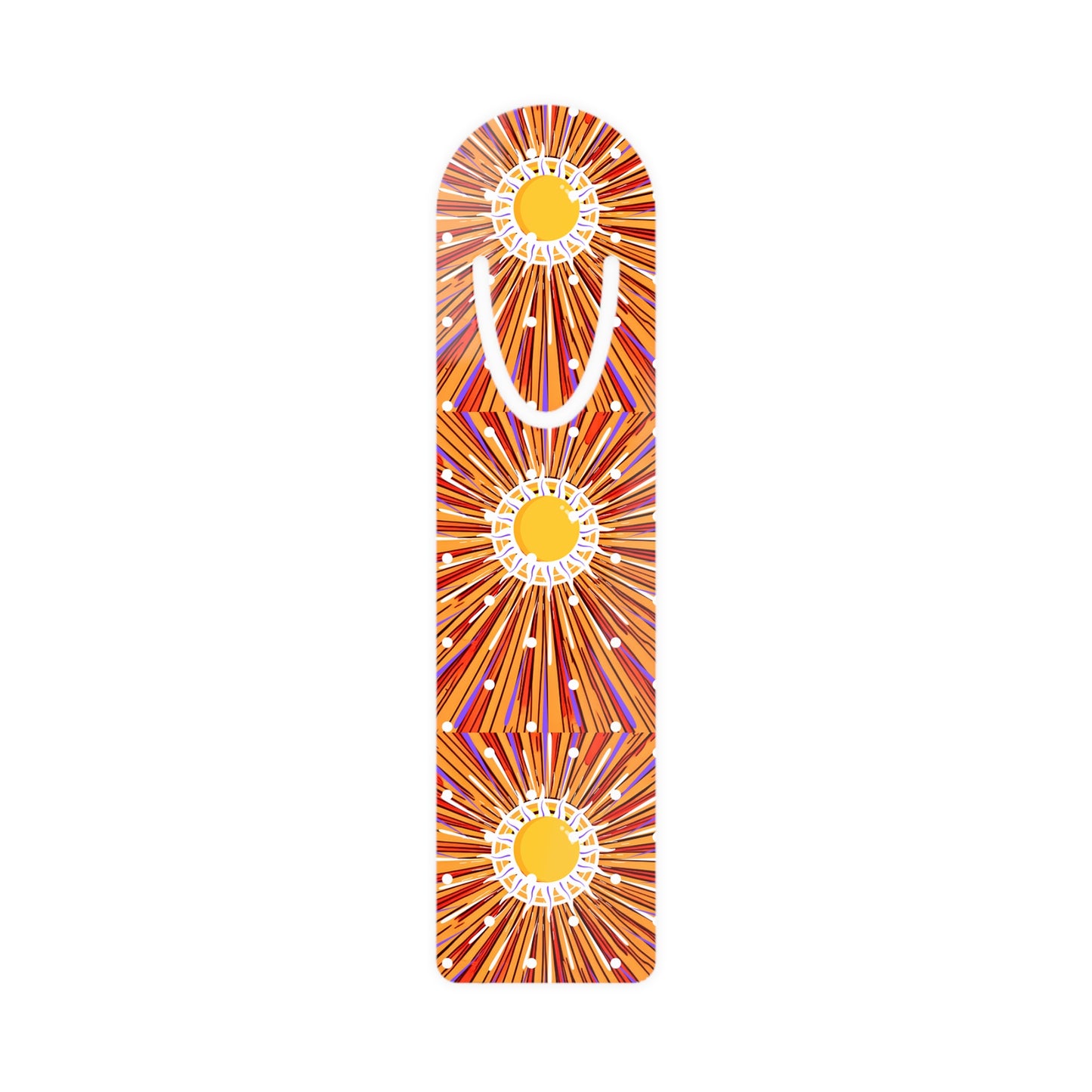 August Sunburst Reading Bookmark