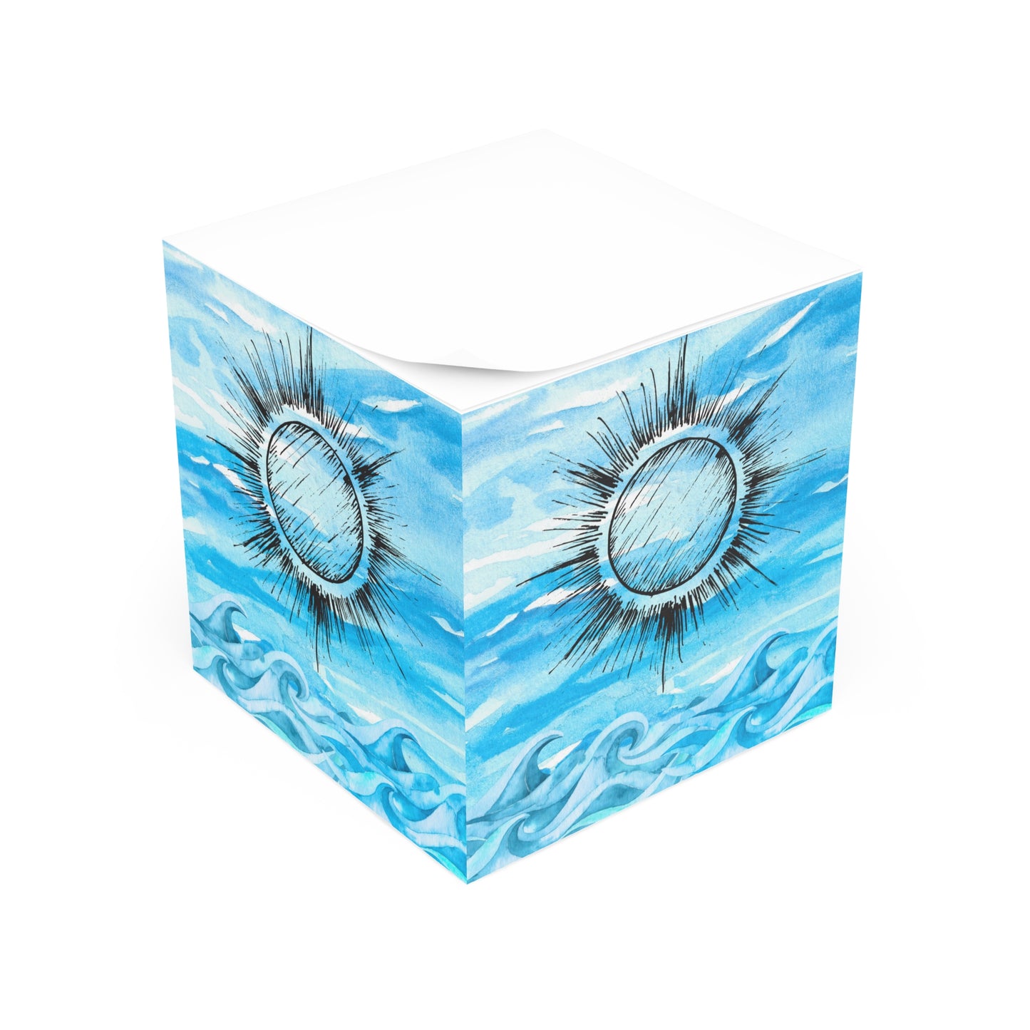 Coastal Summer Sun Note Cube (Limited Edition June 2024)