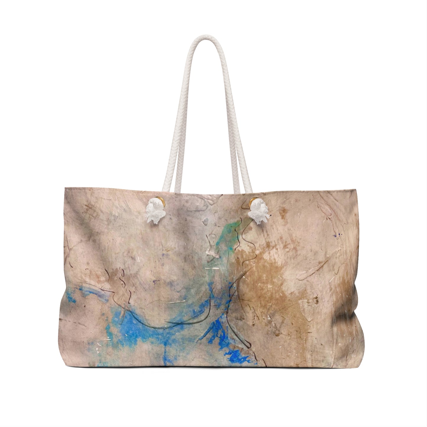 Fresco Clouds Italian Wall Painting Shopper Market Weekender Bag