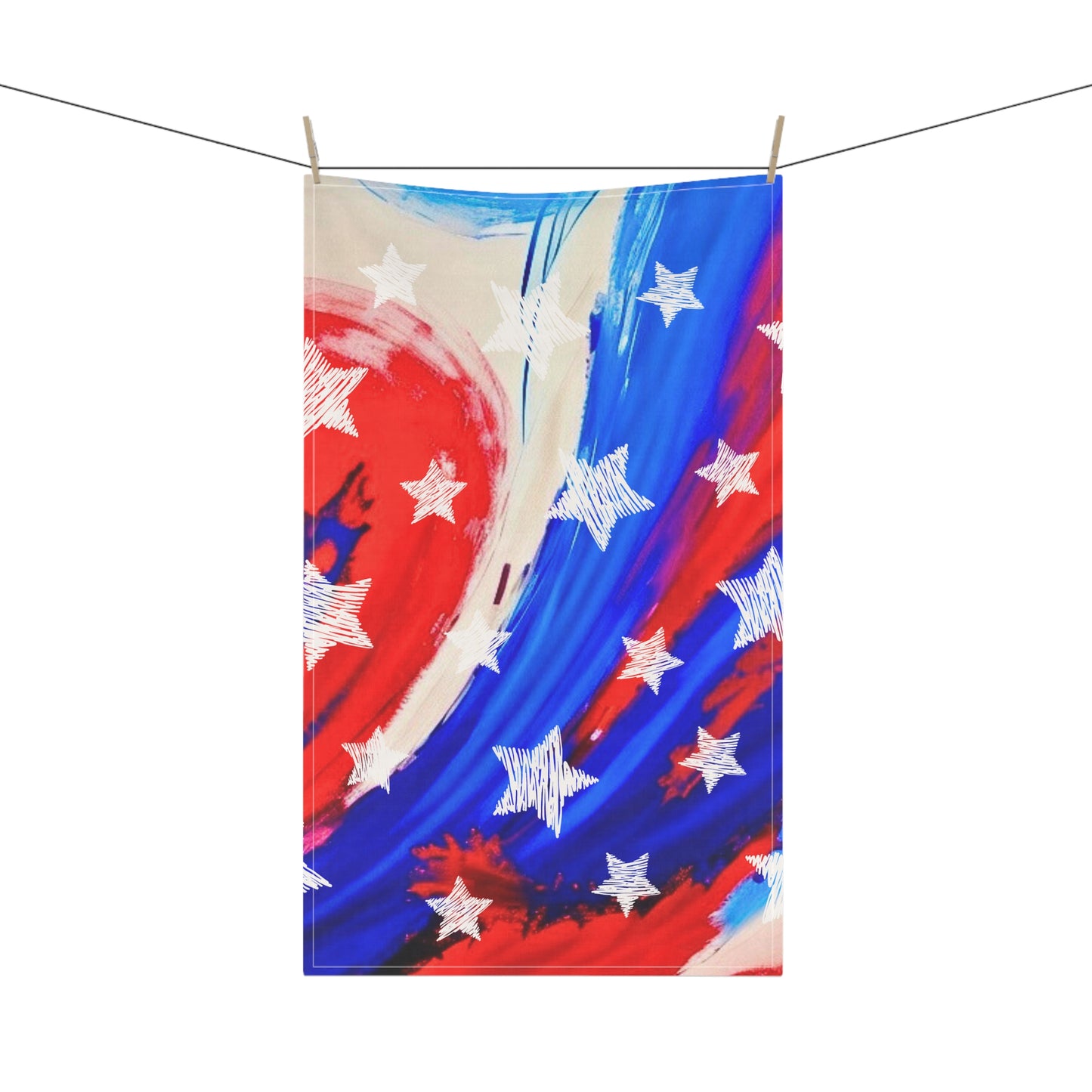American Celebration July 4th Decorative Kitchen Tea Towel / Bar Towel