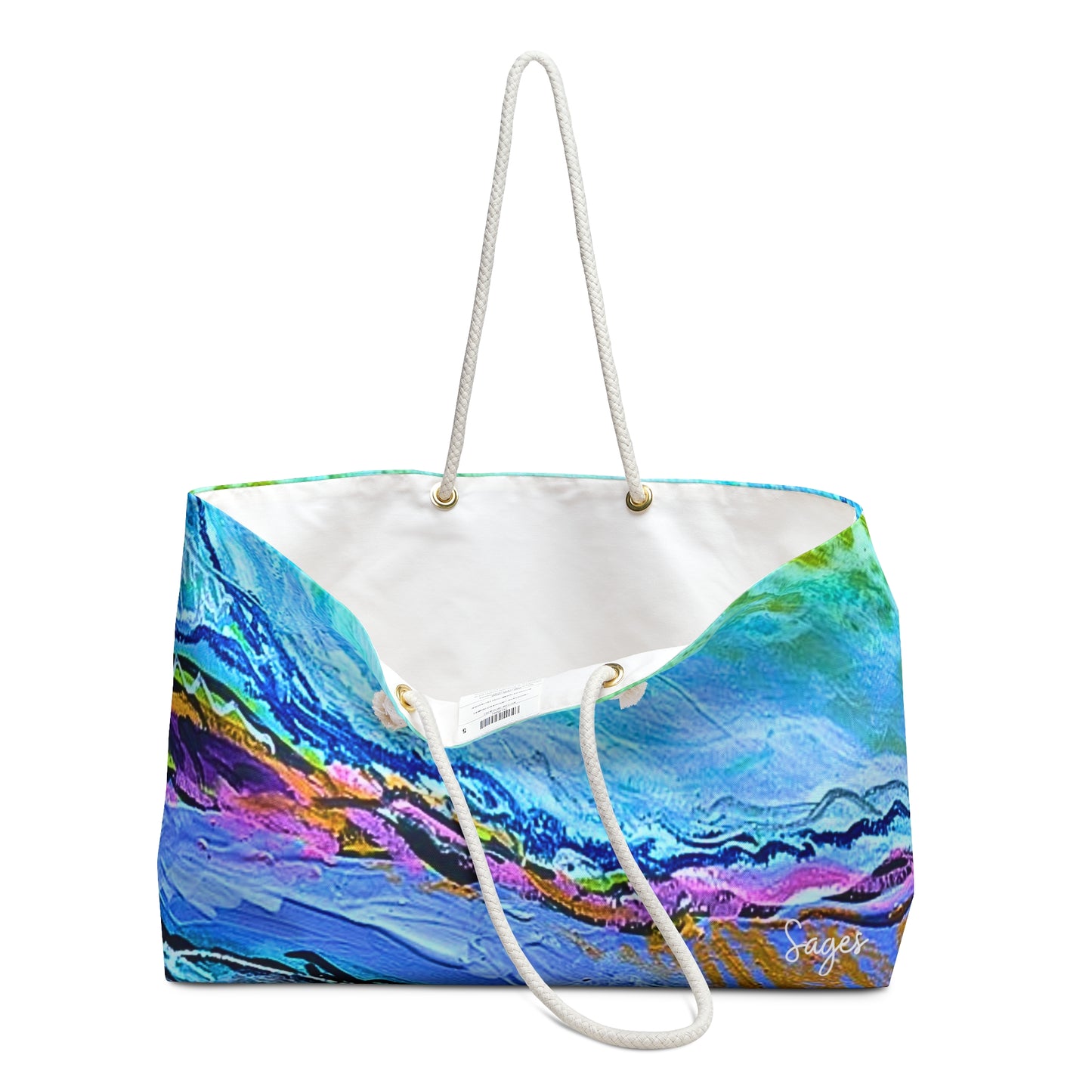 Abstract Me Shopper Market Weekender Bag
