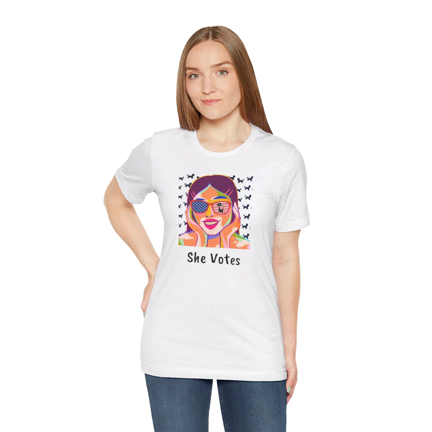 She Votes Unisex Jersey Short Sleeve Tee