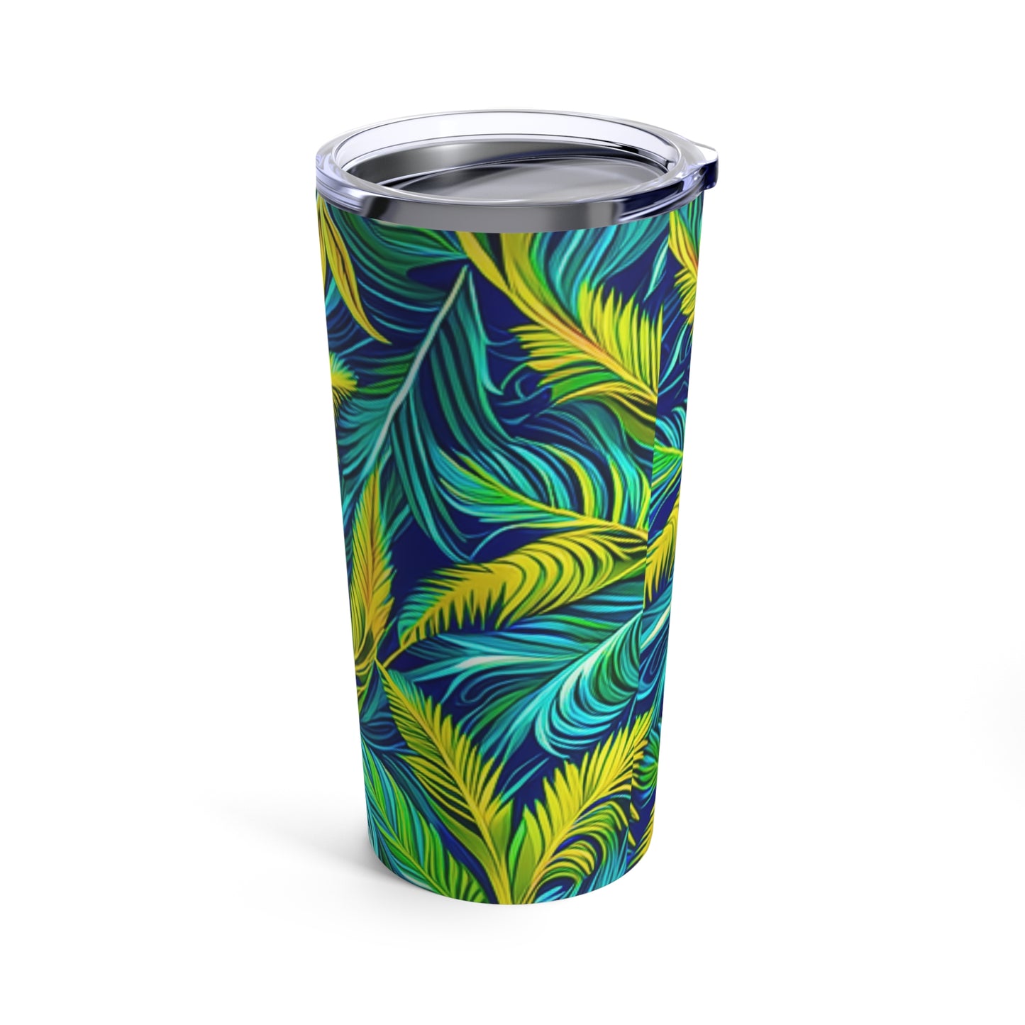 Madagascar Tropical Forest Palms Indian Ocean African  Hot Cold Beverage Travel Tumbler 20oz